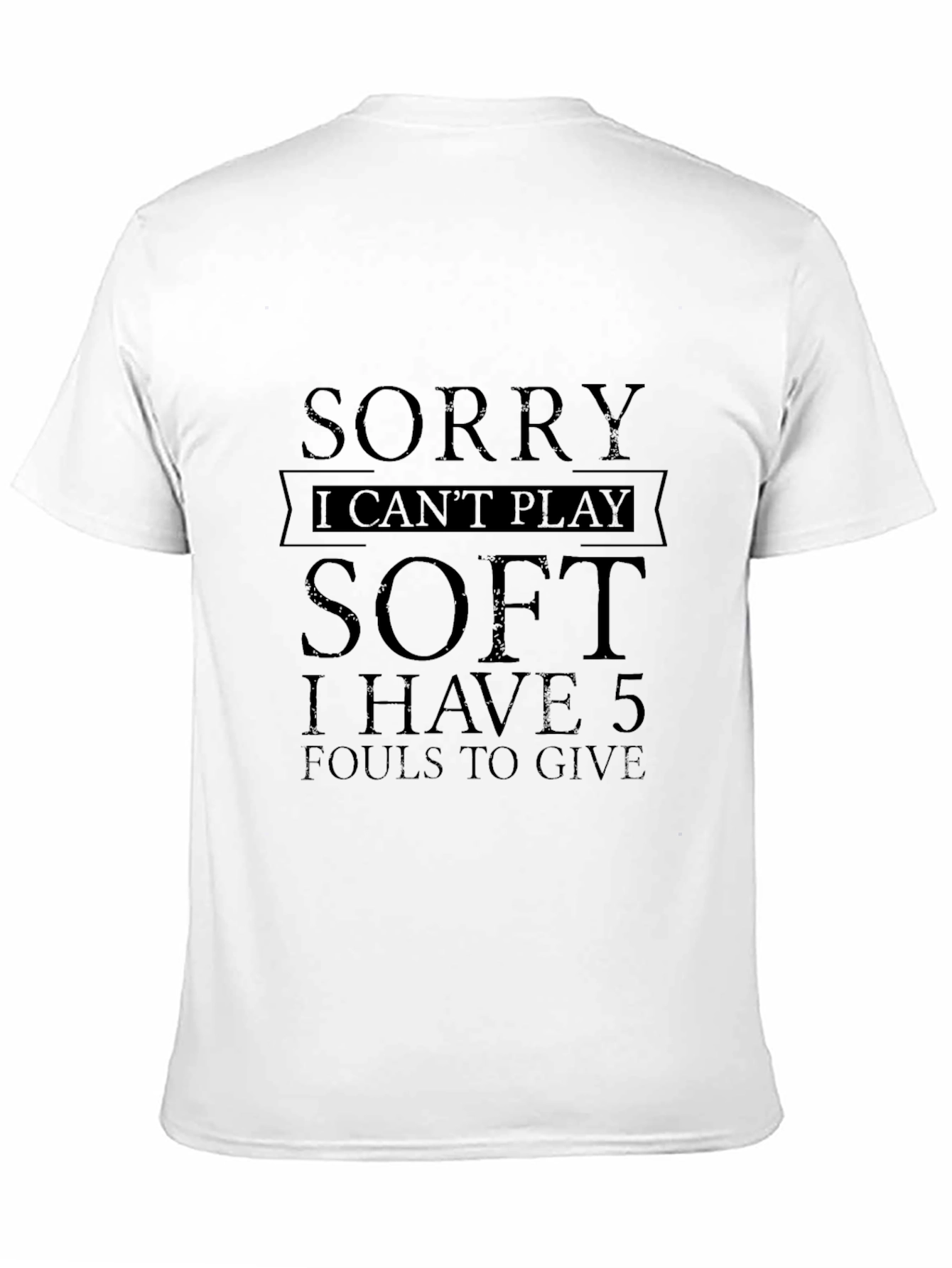 Sorry I Cant Play Soft T-Shirt