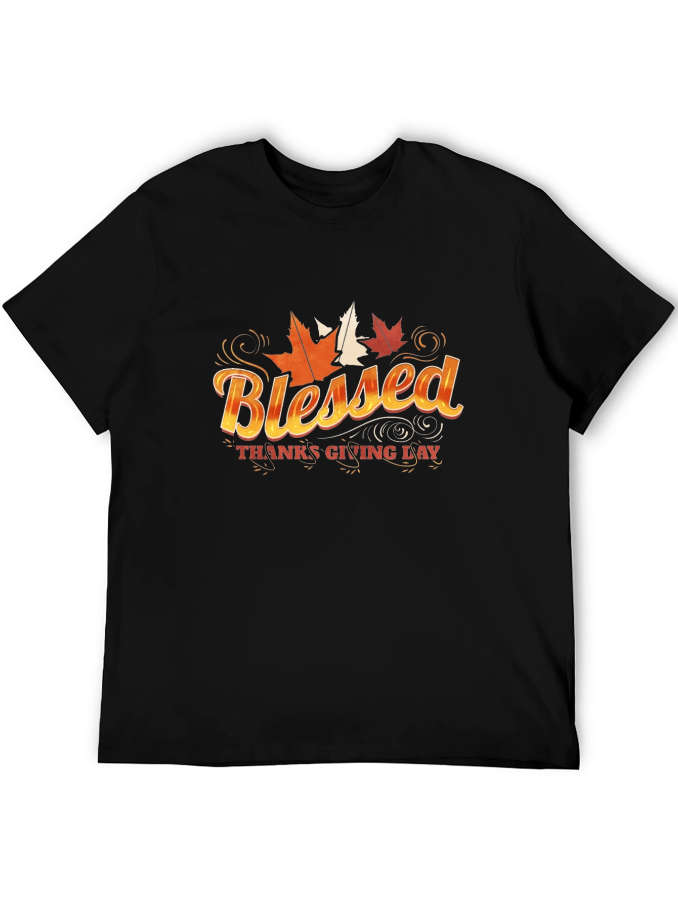 Blessed Thanksgiving T-Shirt - Fall Harvest Design