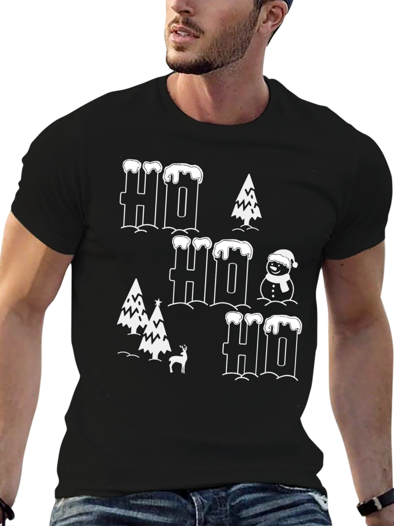Festive Ho Ho Ho Christmas T-Shirt