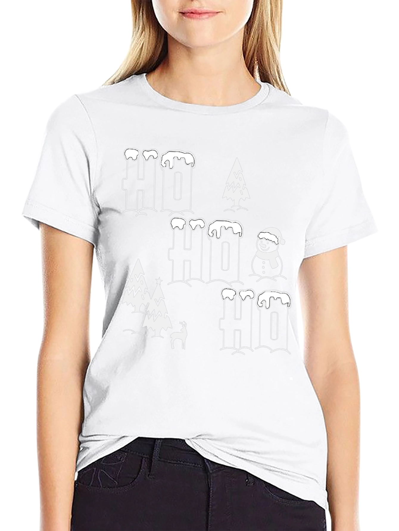 Festive Ho Ho Ho Christmas T-Shirt