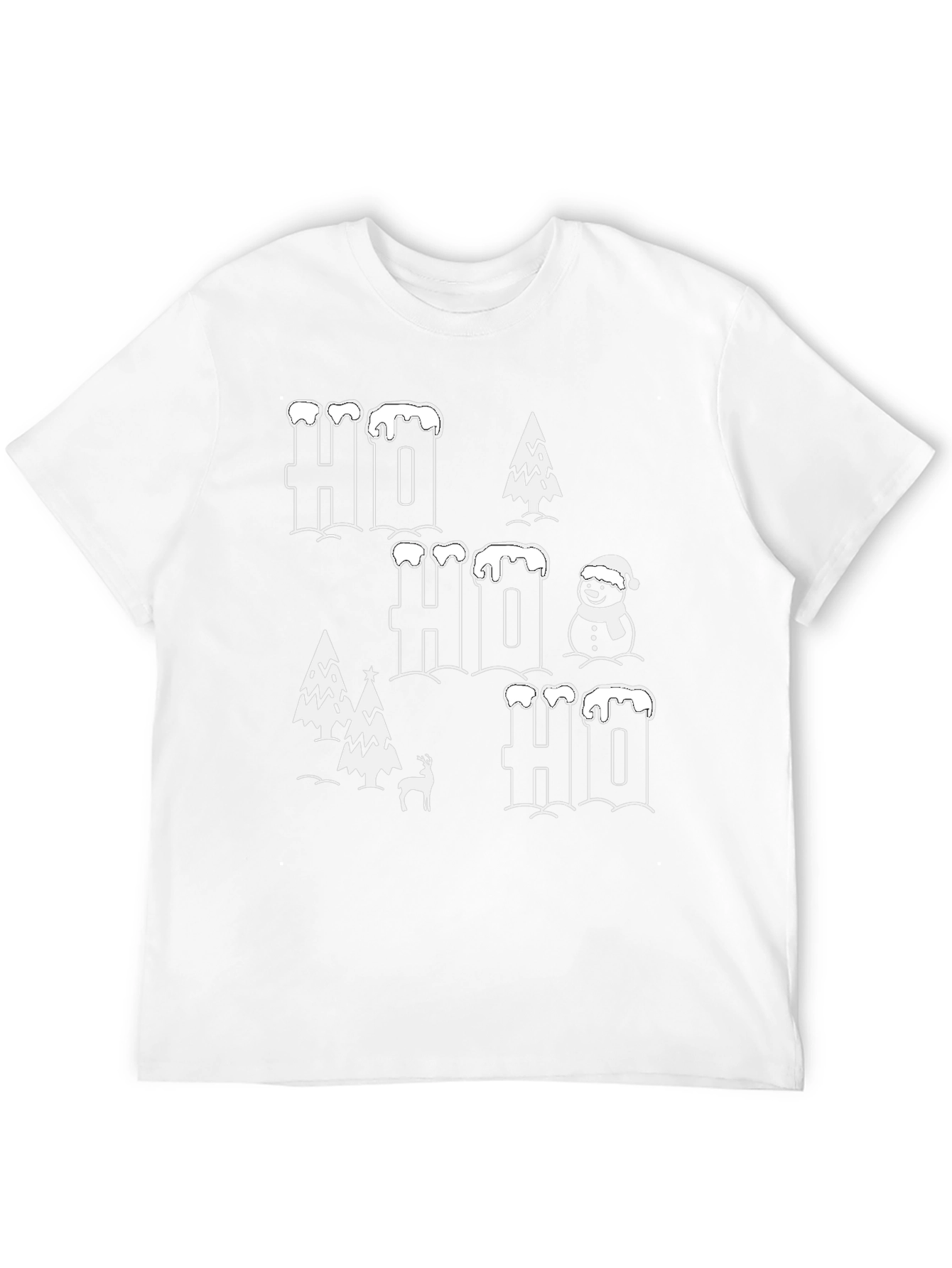Festive Ho Ho Ho Christmas T-Shirt