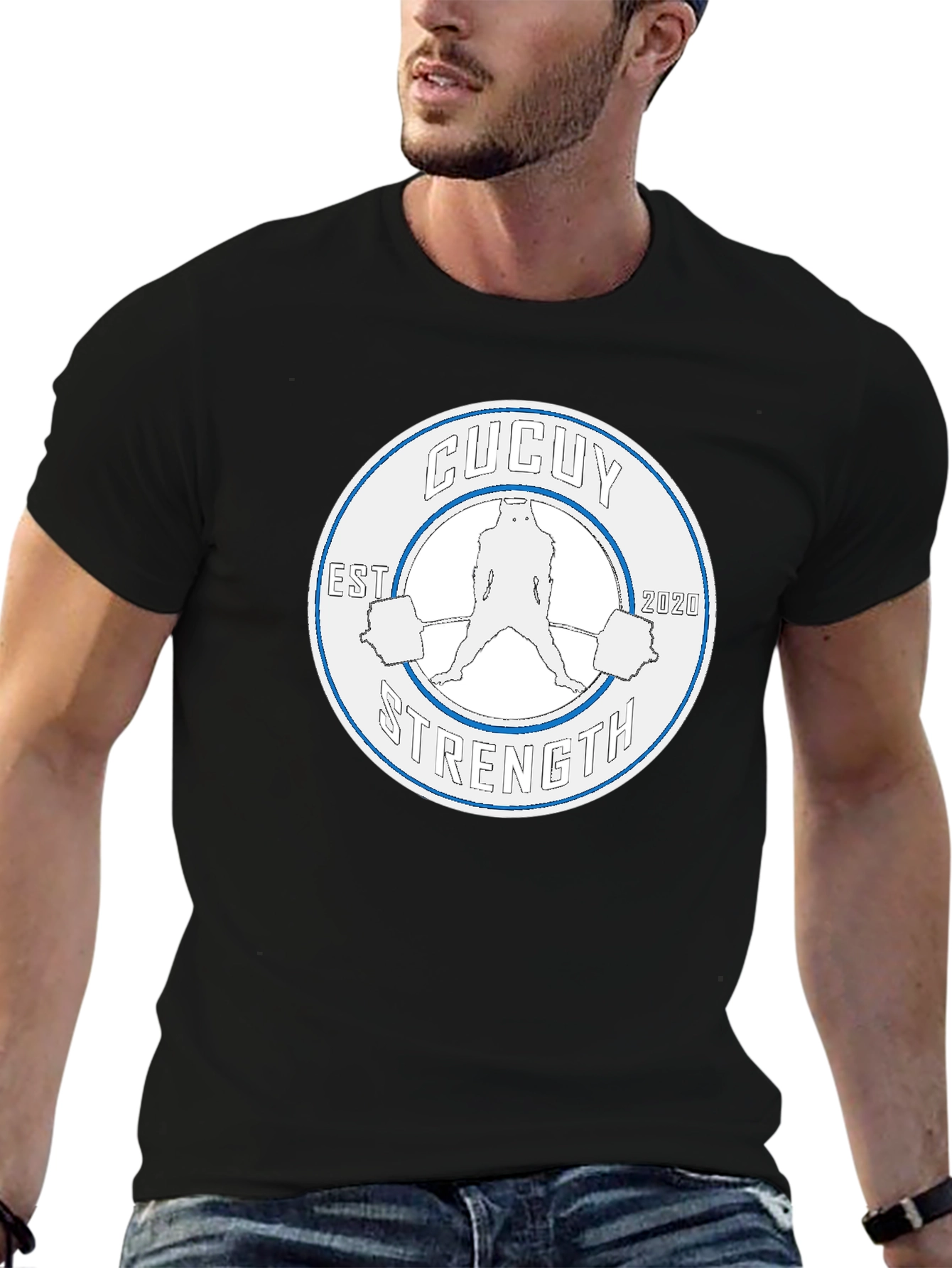 Cucuy Strength Black Graphic T-Shirt