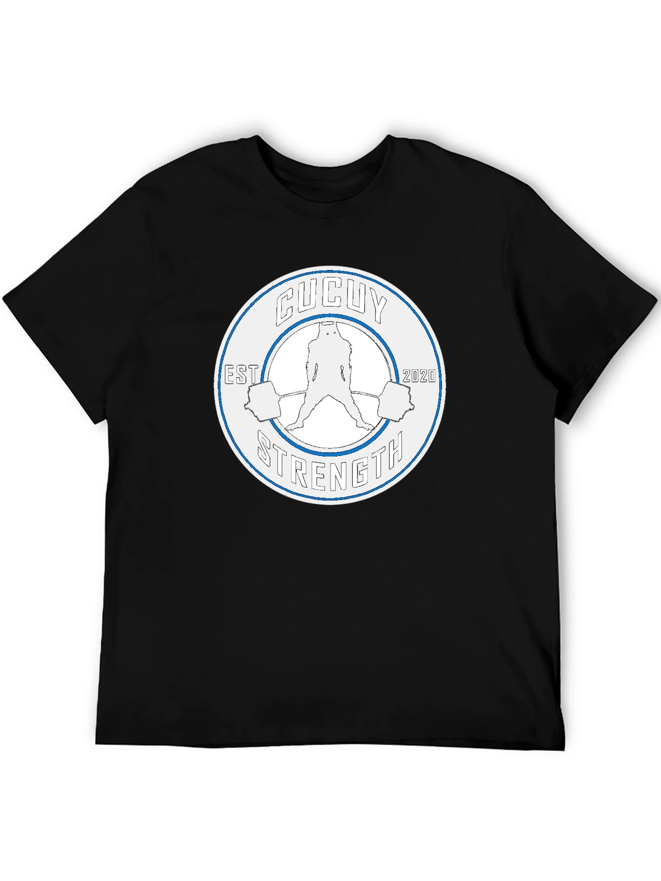 Cucuy Strength Black Graphic T-Shirt