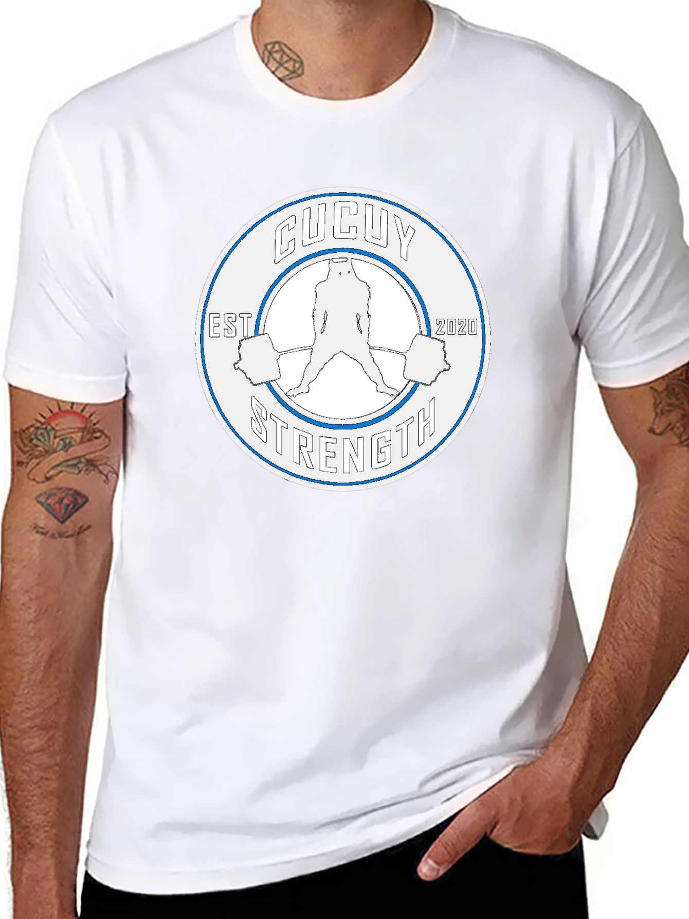 Cucuy Strength Black Graphic T-Shirt