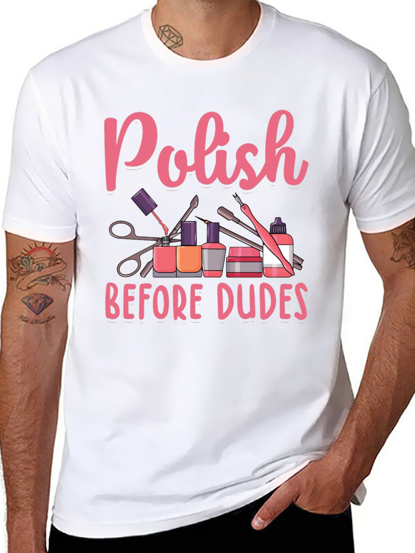 Polish Before Dudes T-Shirt