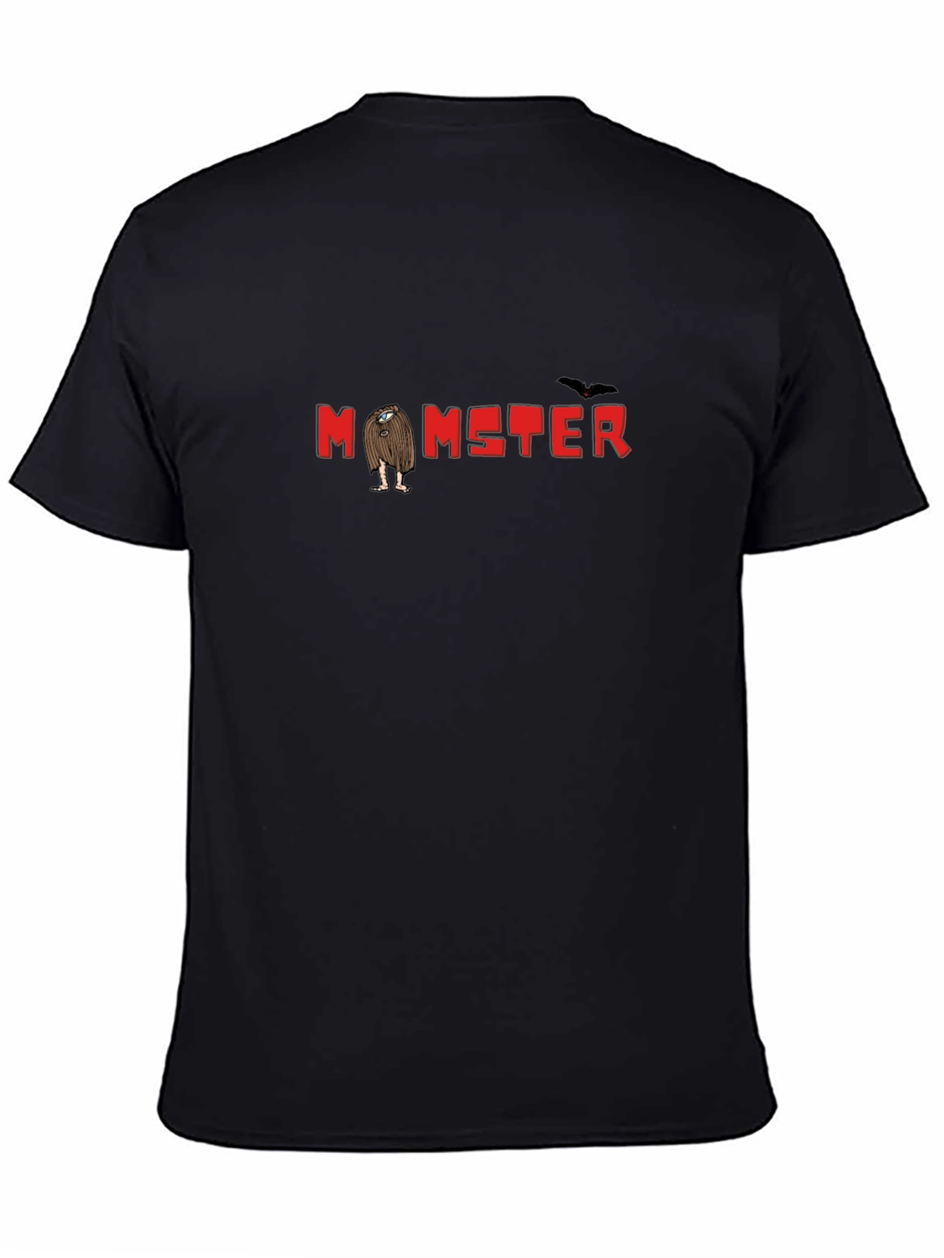 Monster Graphic Print Tee - Funny Halloween Shirt