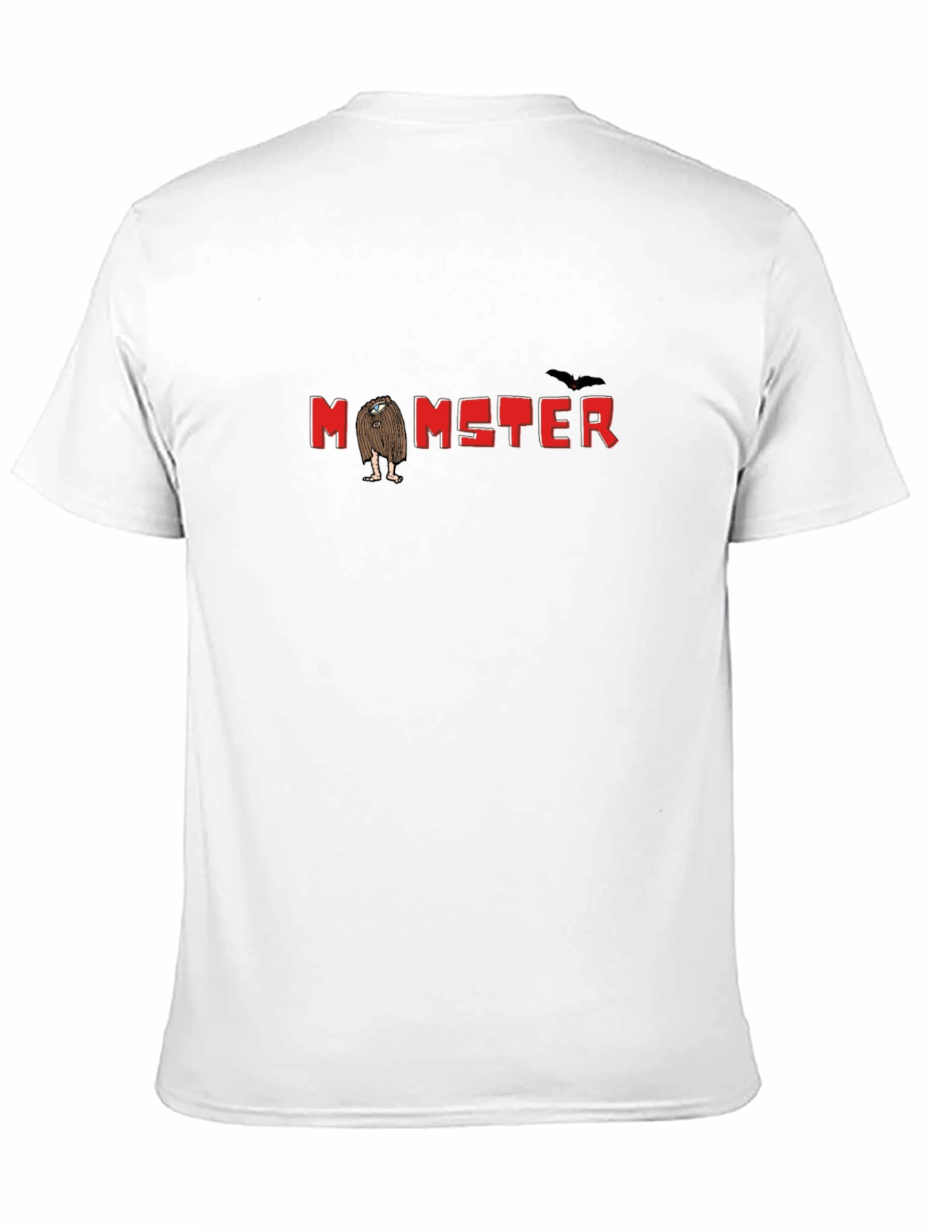 Monster Graphic Print Tee - Funny Halloween Shirt
