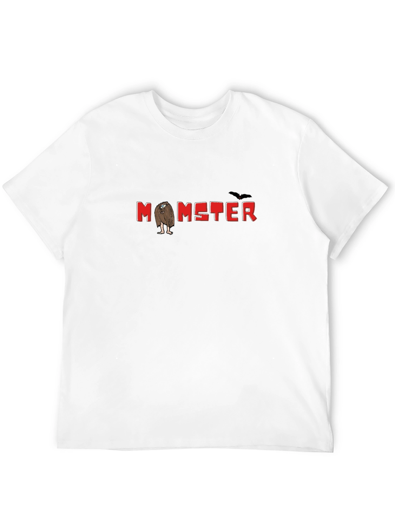 Monster Graphic Print Tee - Funny Halloween Shirt