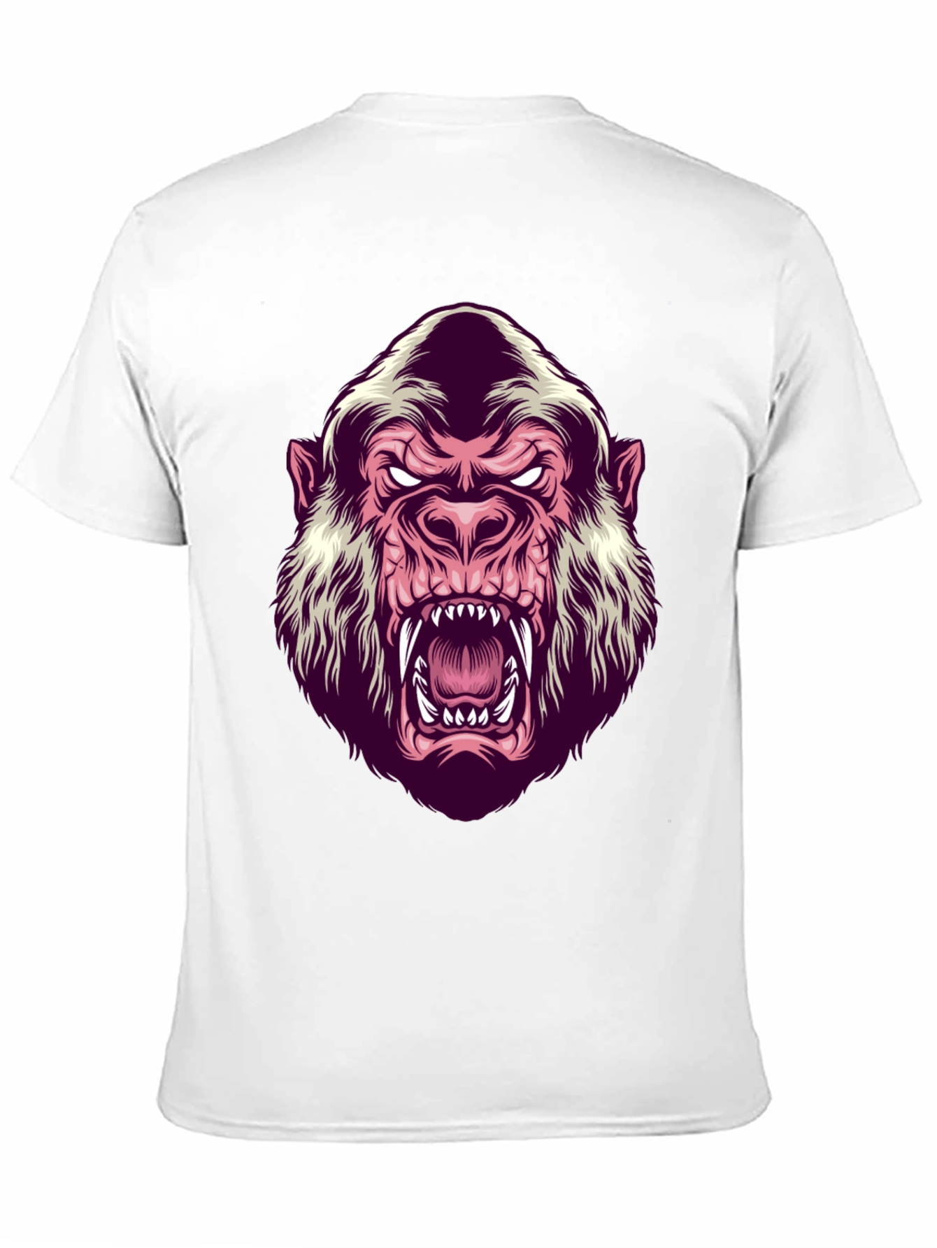 Mens Black Gorilla Graphic T-Shirt
