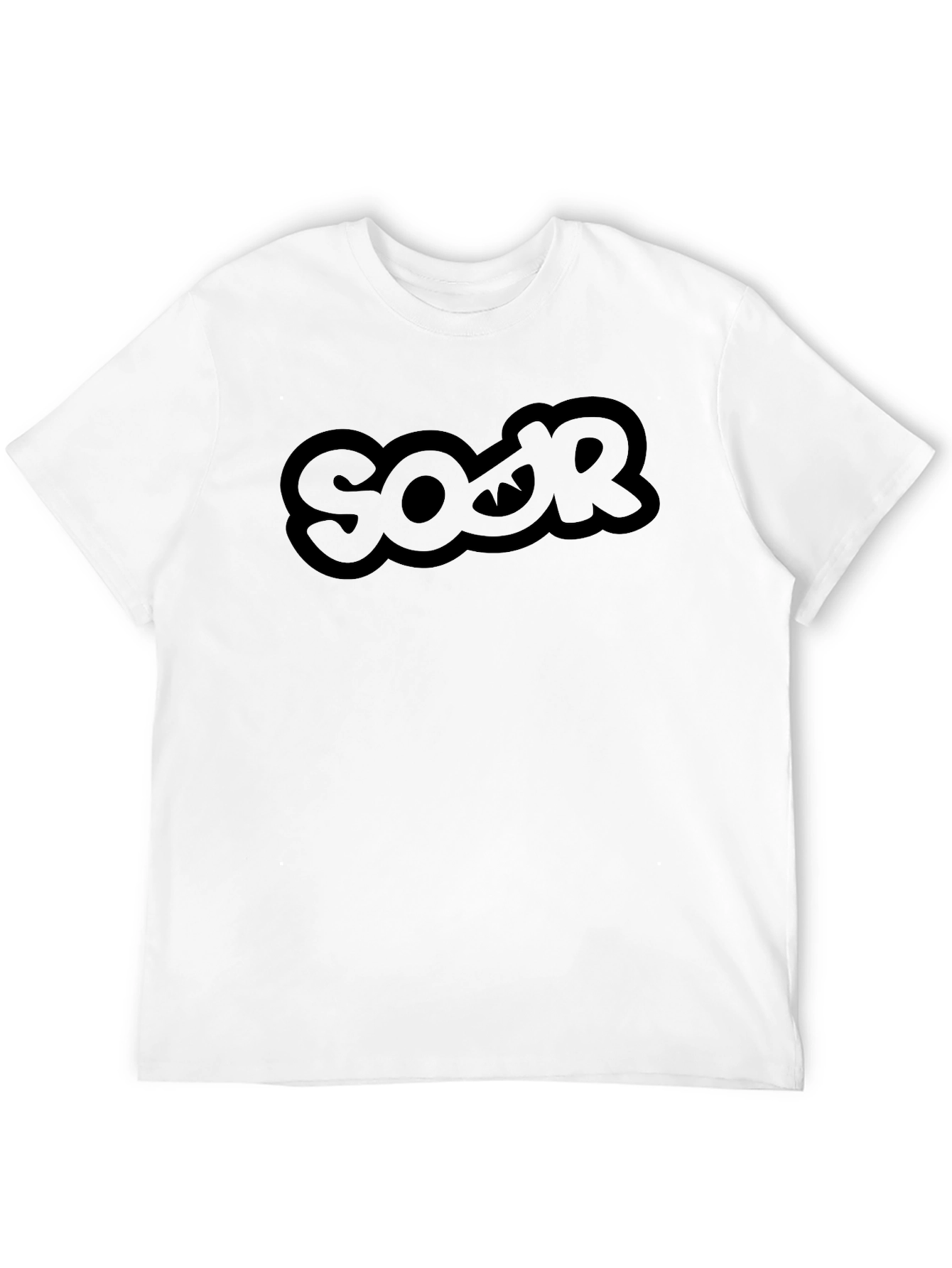 Black SOOR Graphic Tee - Mens Casual Style
