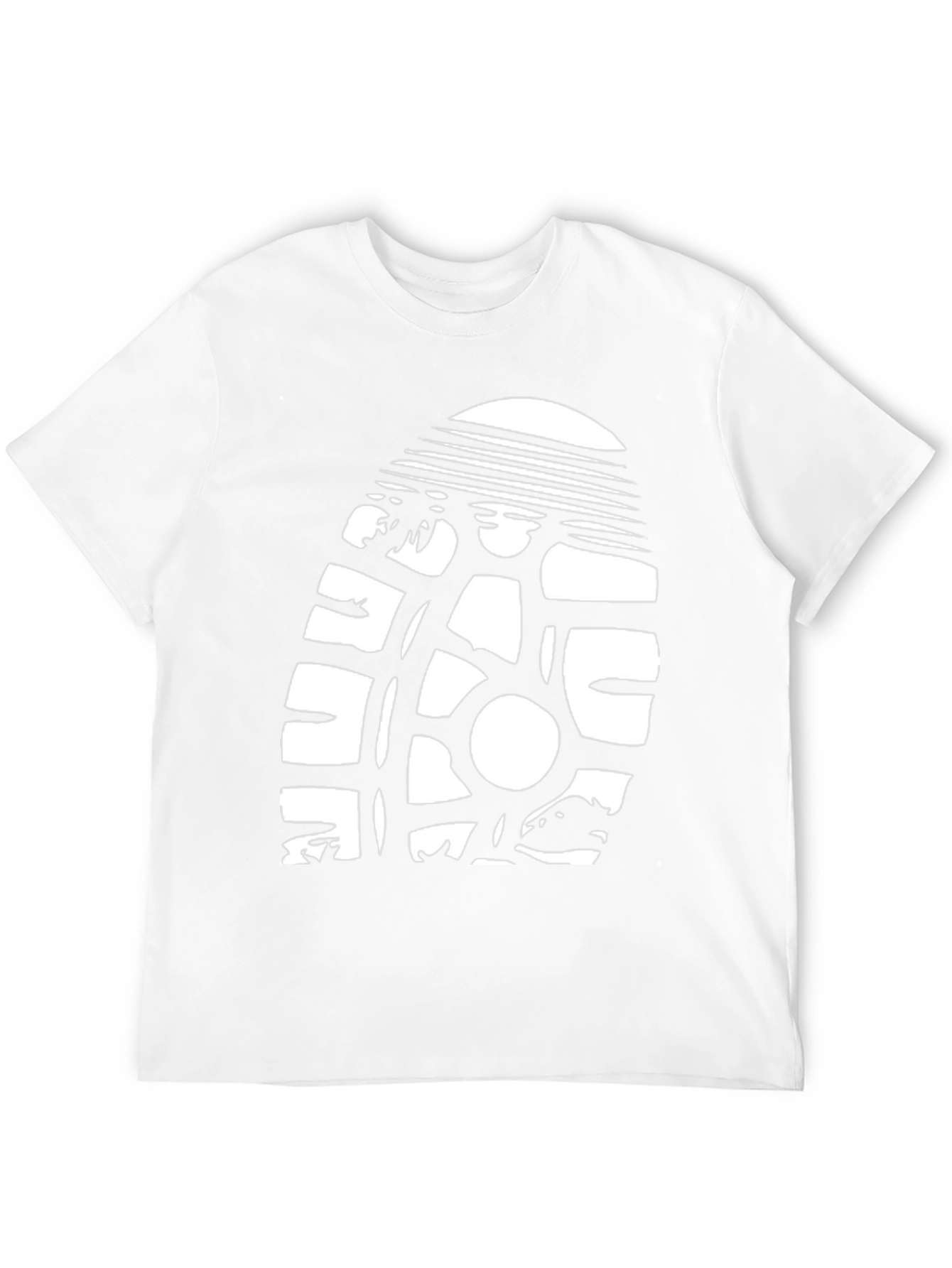 Black T-Shirt with Retro Sun & Surf Graphic