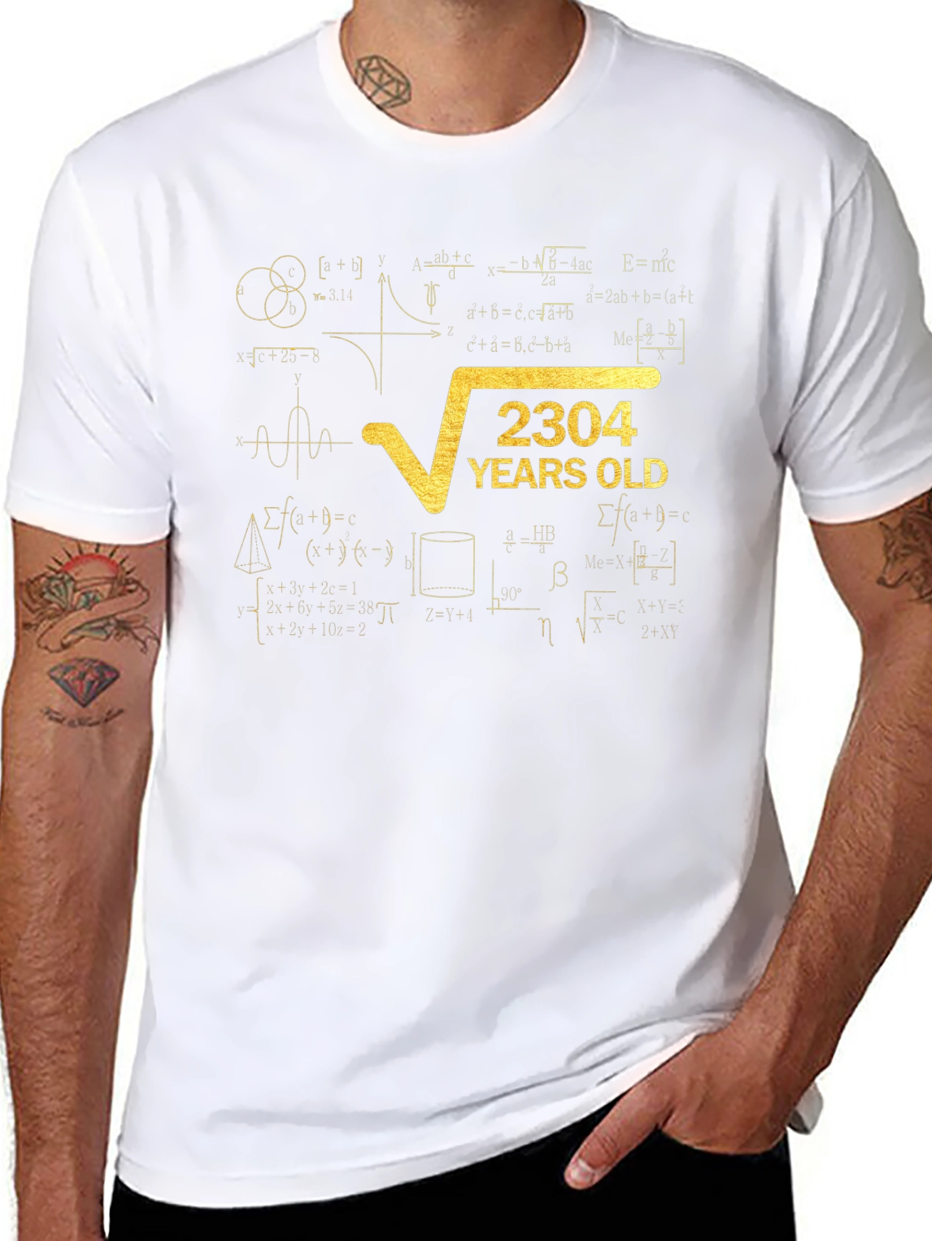 2304 Years Old Math Formula T-Shirt