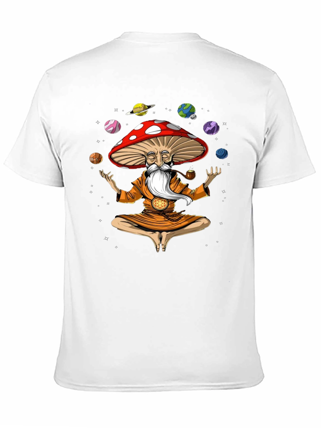 Mushroom Zen T-Shirt - Cosmic Yogi Graphic Tee