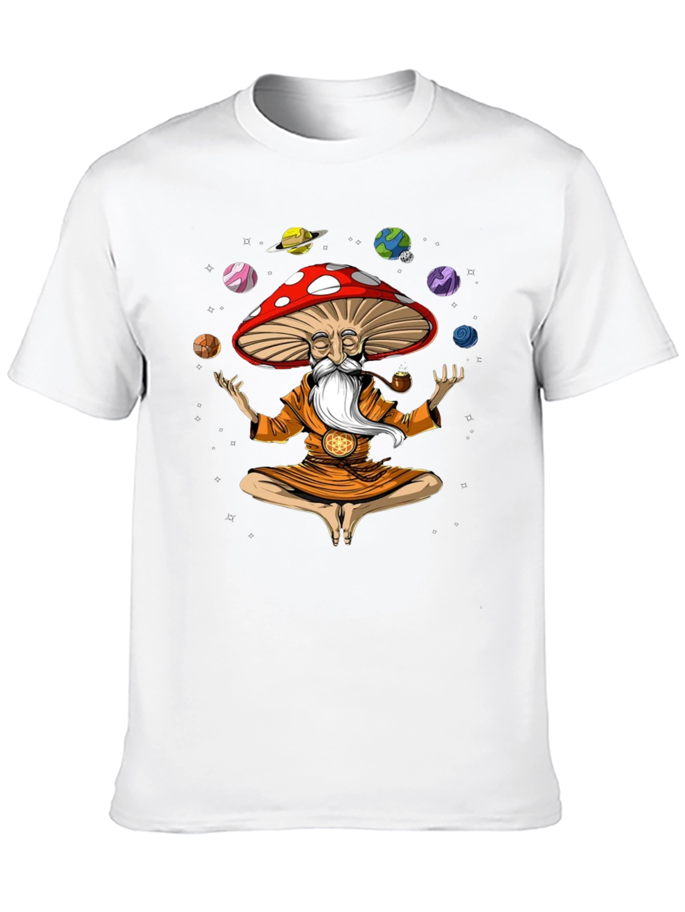 Mushroom Zen T-Shirt - Cosmic Yogi Graphic Tee