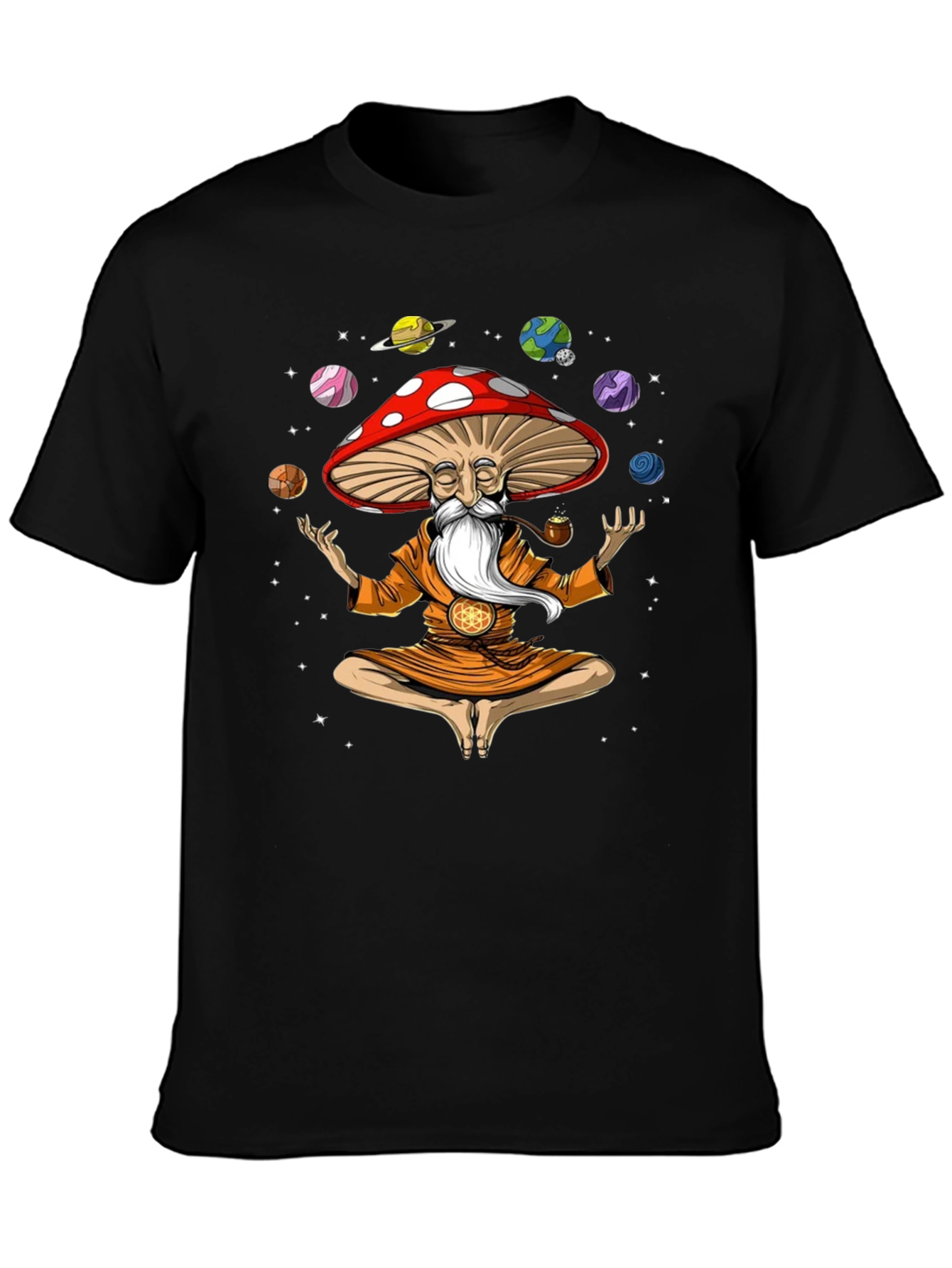 Mushroom Zen T-Shirt - Cosmic Yogi Graphic Tee