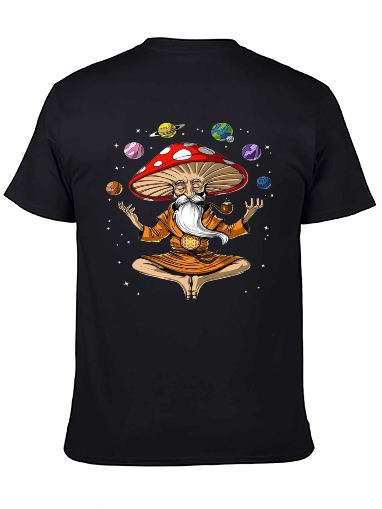 Mushroom Zen T-Shirt - Cosmic Yogi Graphic Tee