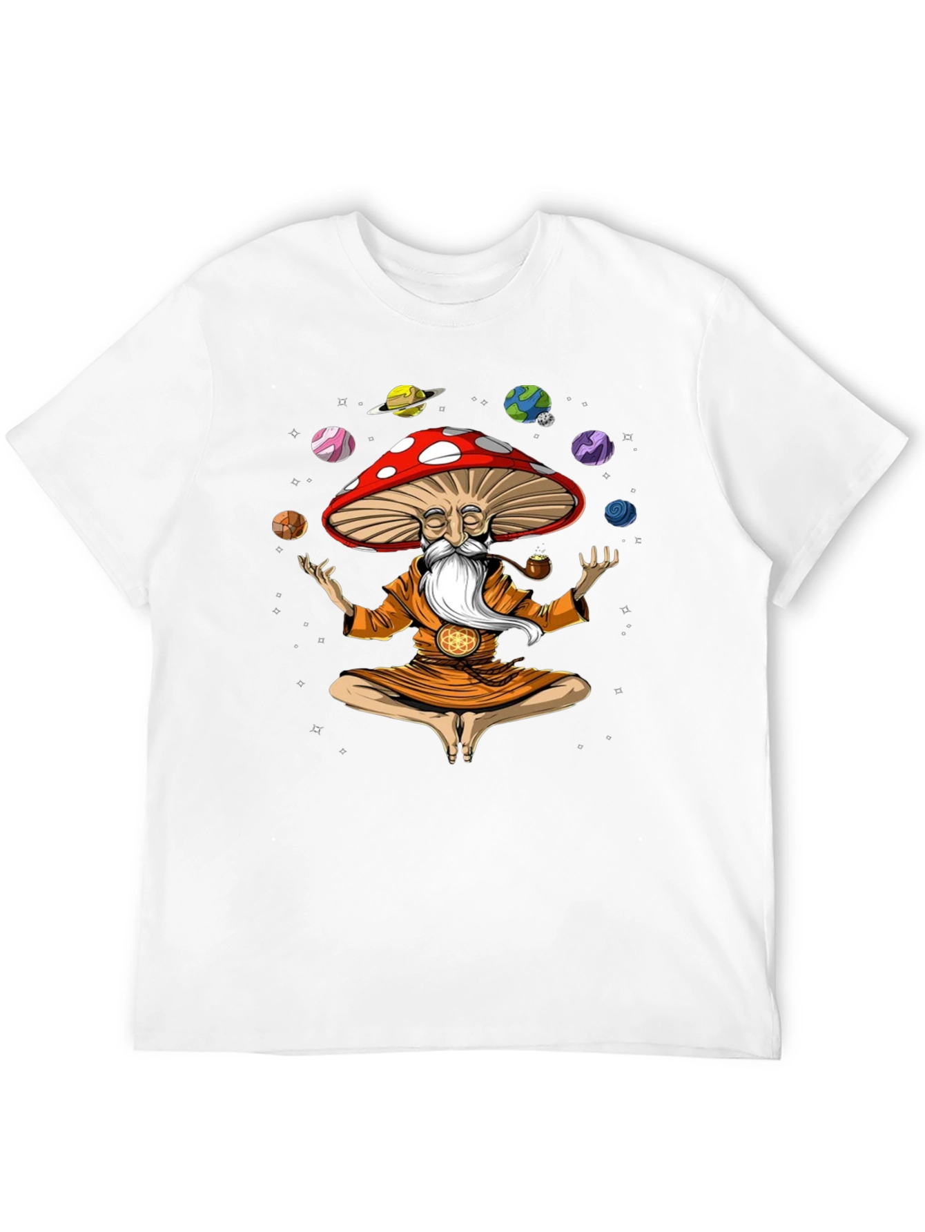 Mushroom Zen T-Shirt - Cosmic Yogi Graphic Tee