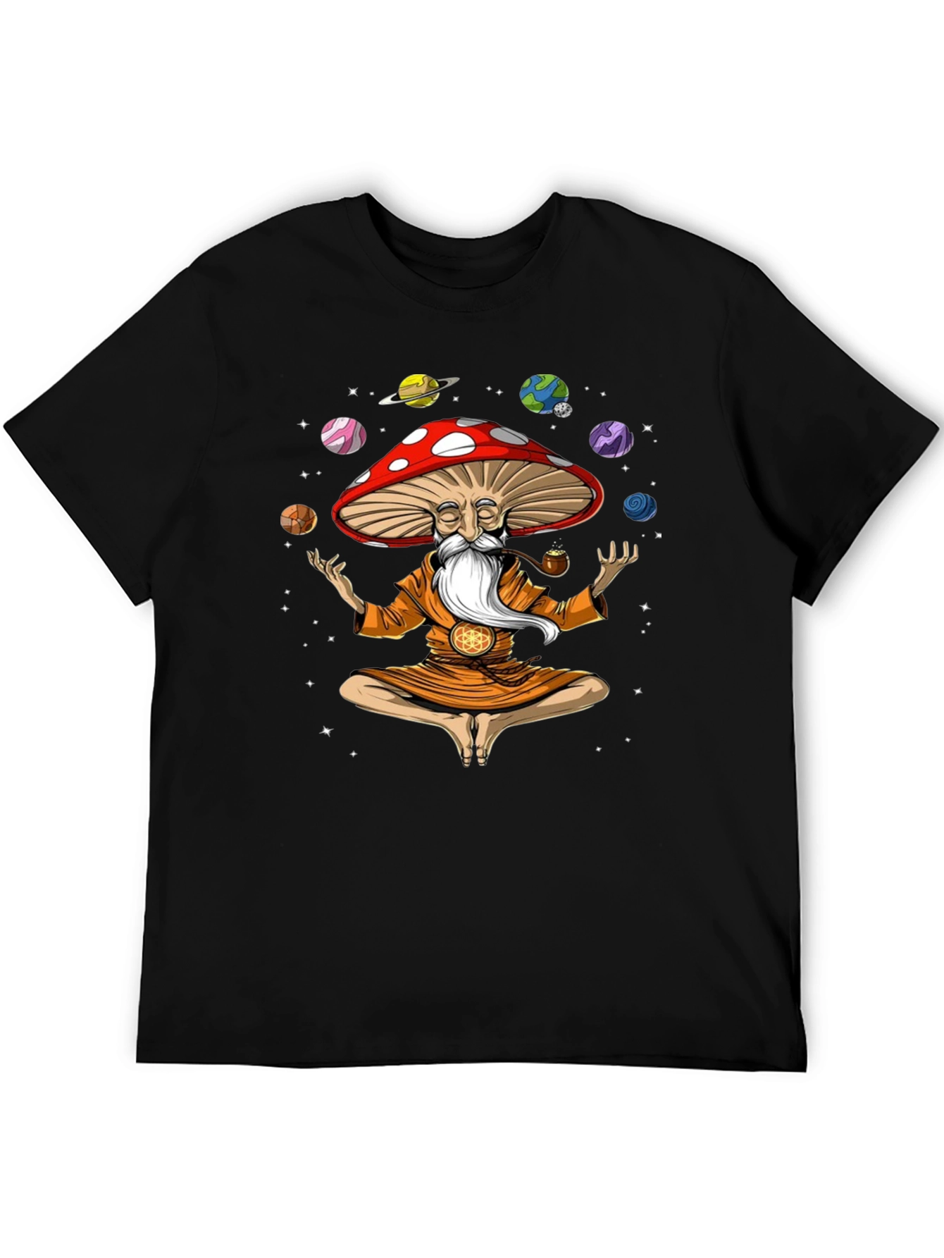 Mushroom Zen T-Shirt - Cosmic Yogi Graphic Tee