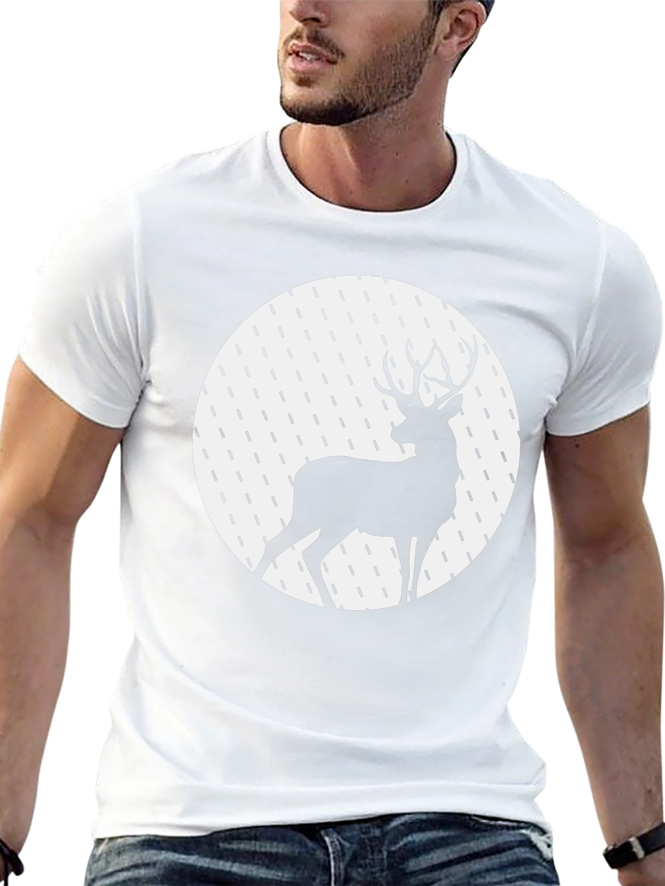 Deer Silhouette Graphic Tee