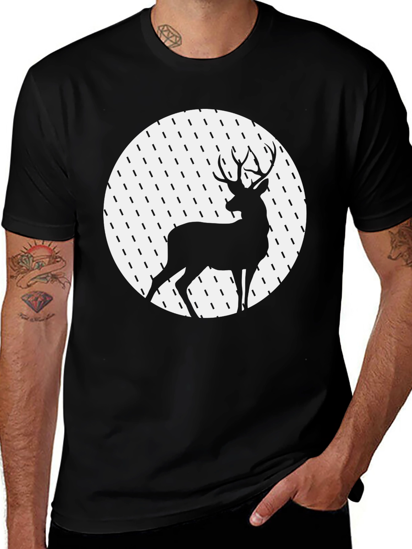 Deer Silhouette Graphic Tee