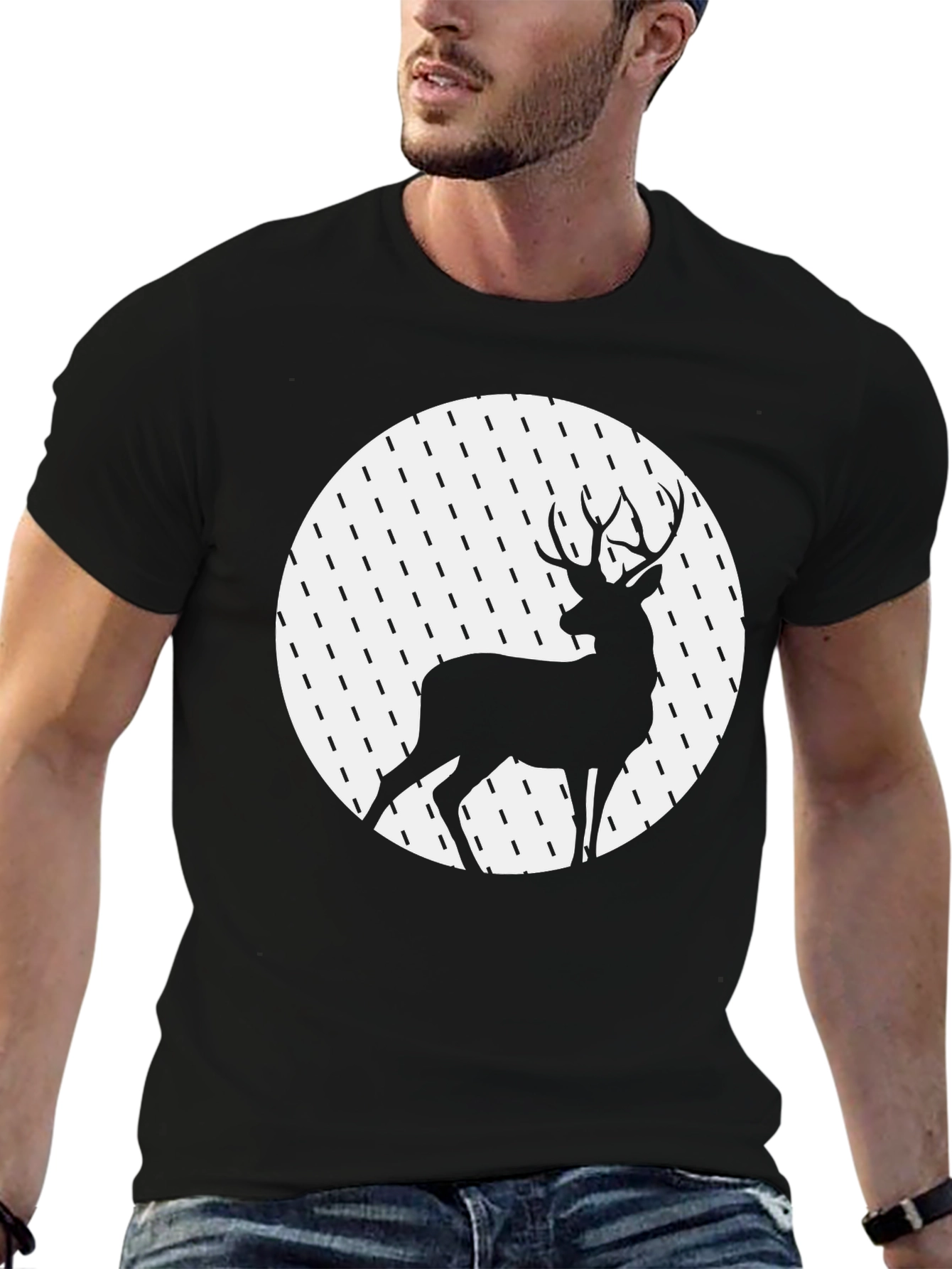 Deer Silhouette Graphic Tee