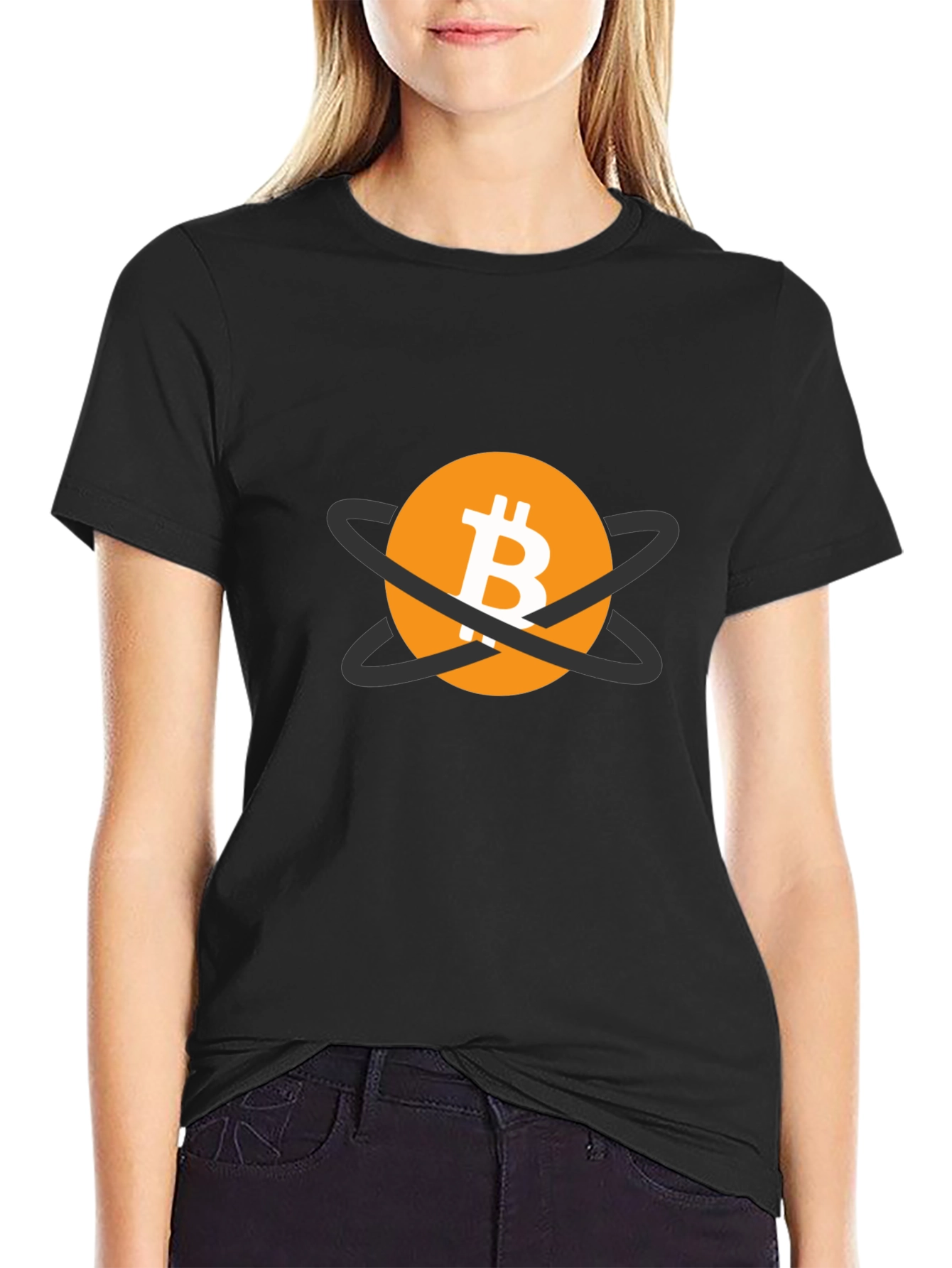 Bitcoin Atom T-Shirt - Crypto Fan Apparel