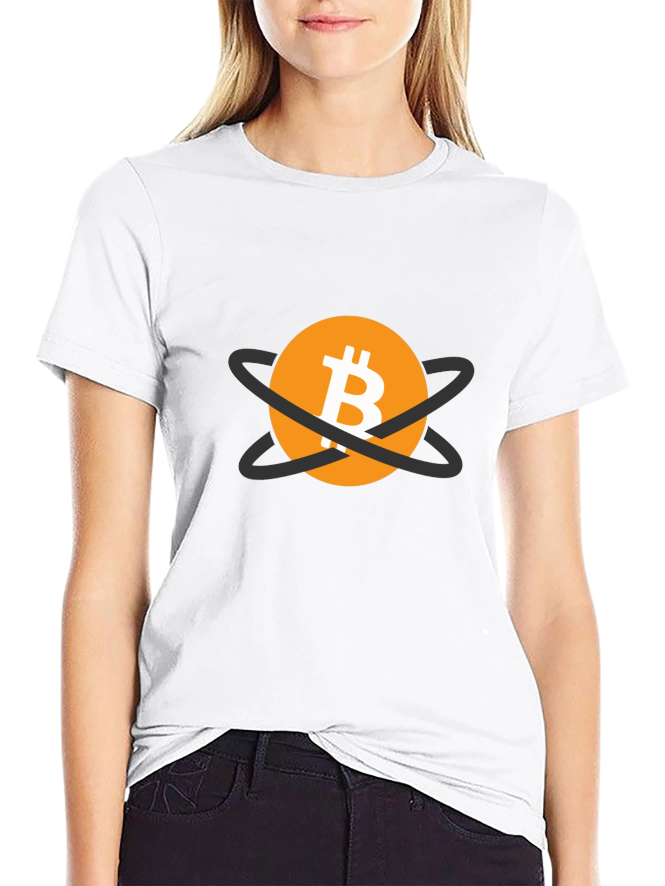 Bitcoin Atom T-Shirt - Crypto Fan Apparel