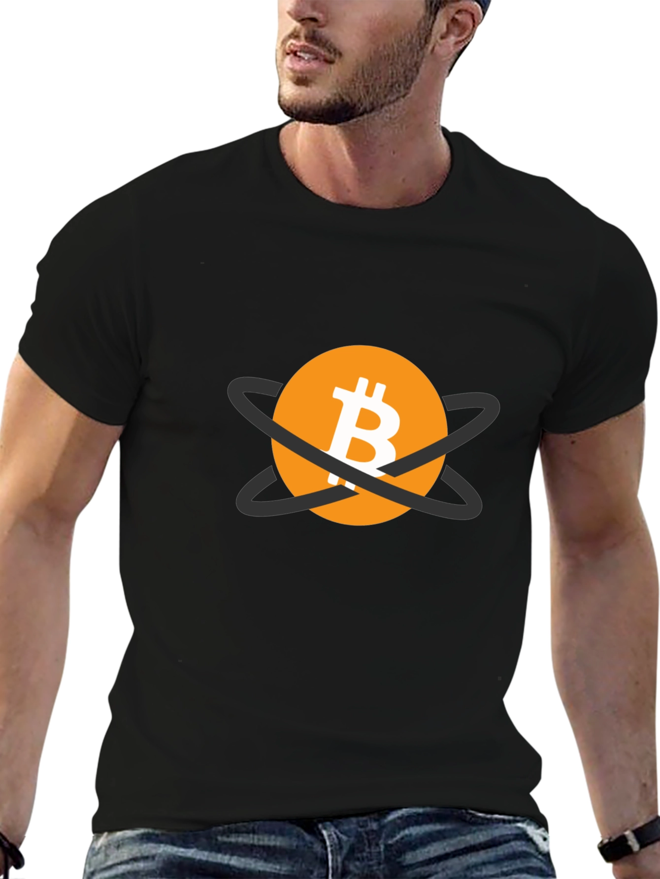 Bitcoin Atom T-Shirt - Crypto Fan Apparel