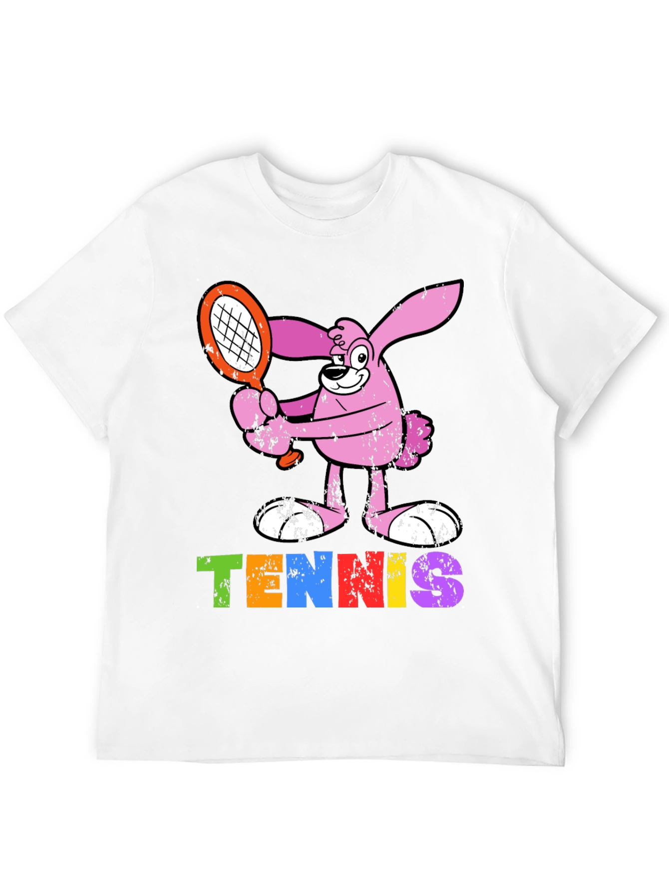 Tennis Bunny T-Shirt - Fun Sports Tee