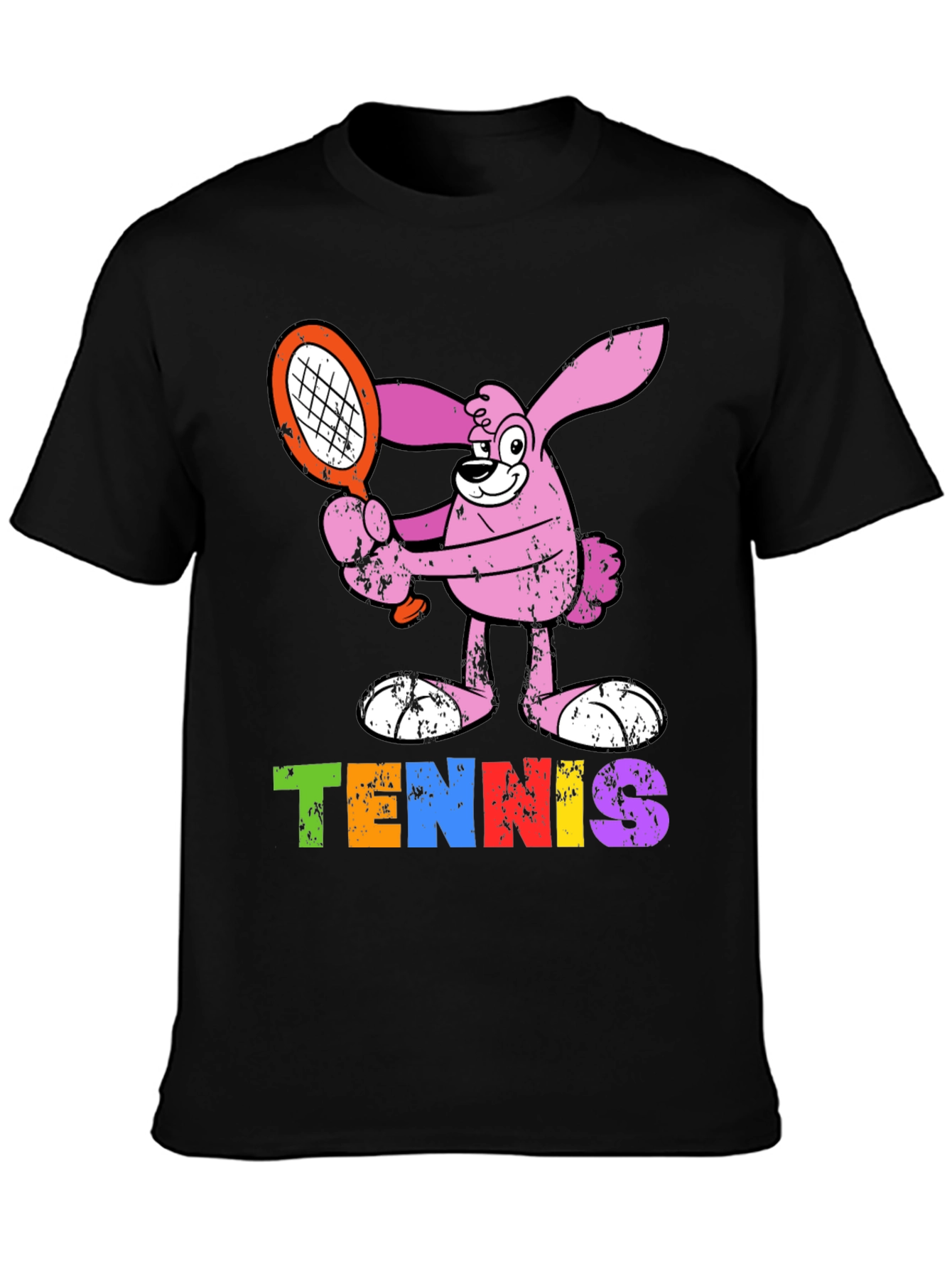 Tennis Bunny T-Shirt - Fun Sports Tee
