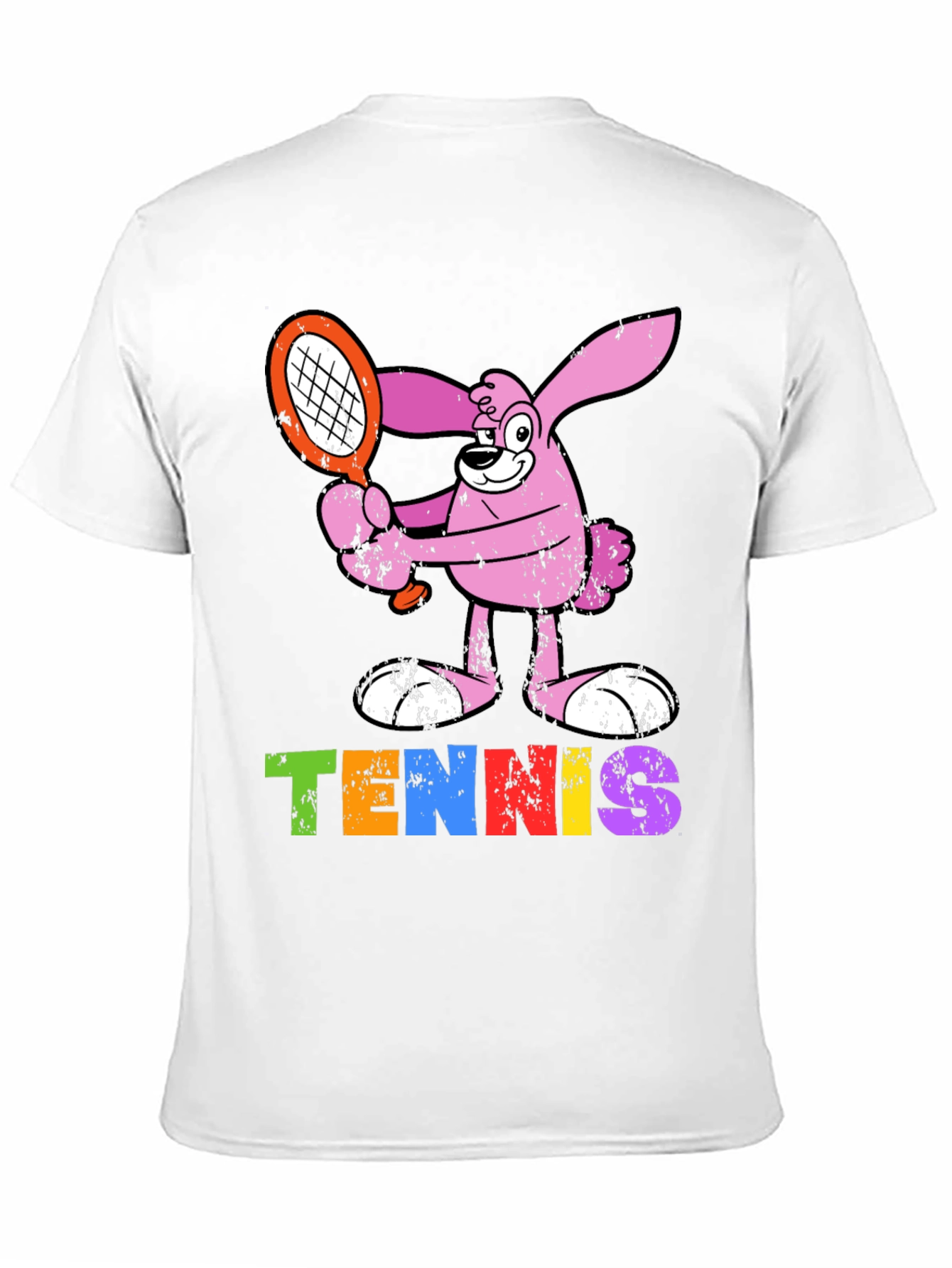 Tennis Bunny T-Shirt - Fun Sports Tee