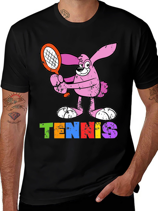 Tennis Bunny T-Shirt - Fun Sports Tee