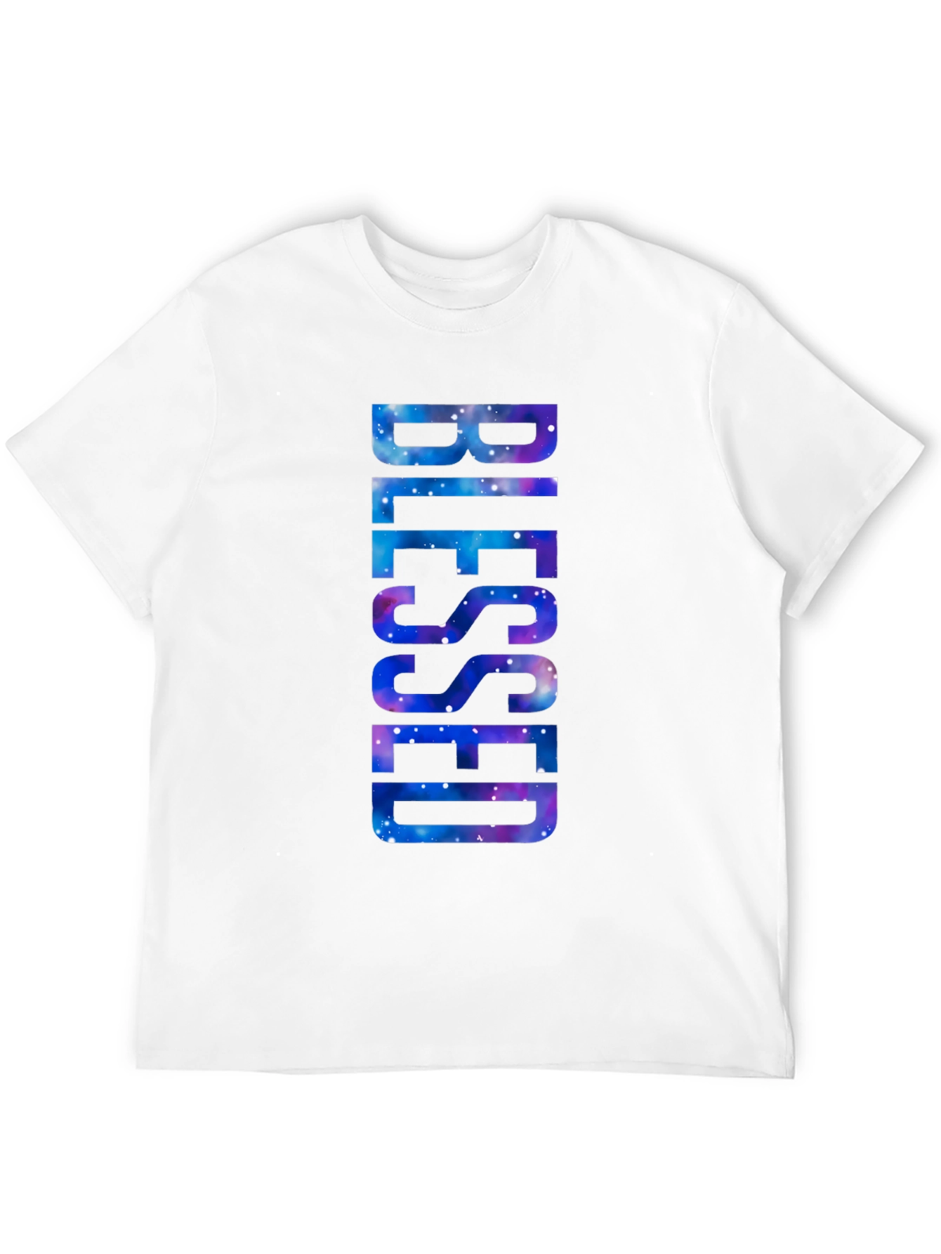 Blessed Galaxy Graphic T-Shirt - Black