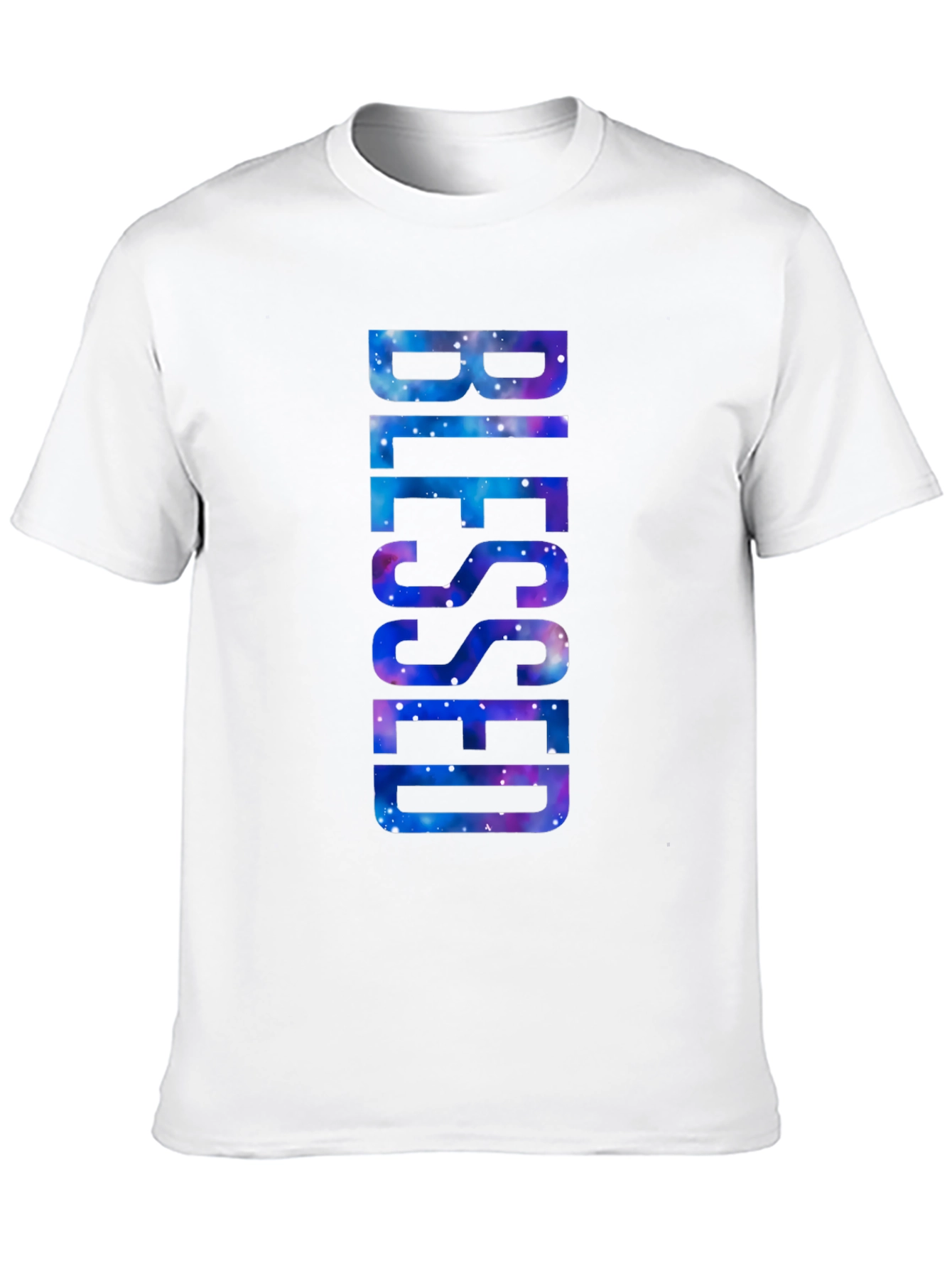 Blessed Galaxy Graphic T-Shirt - Black