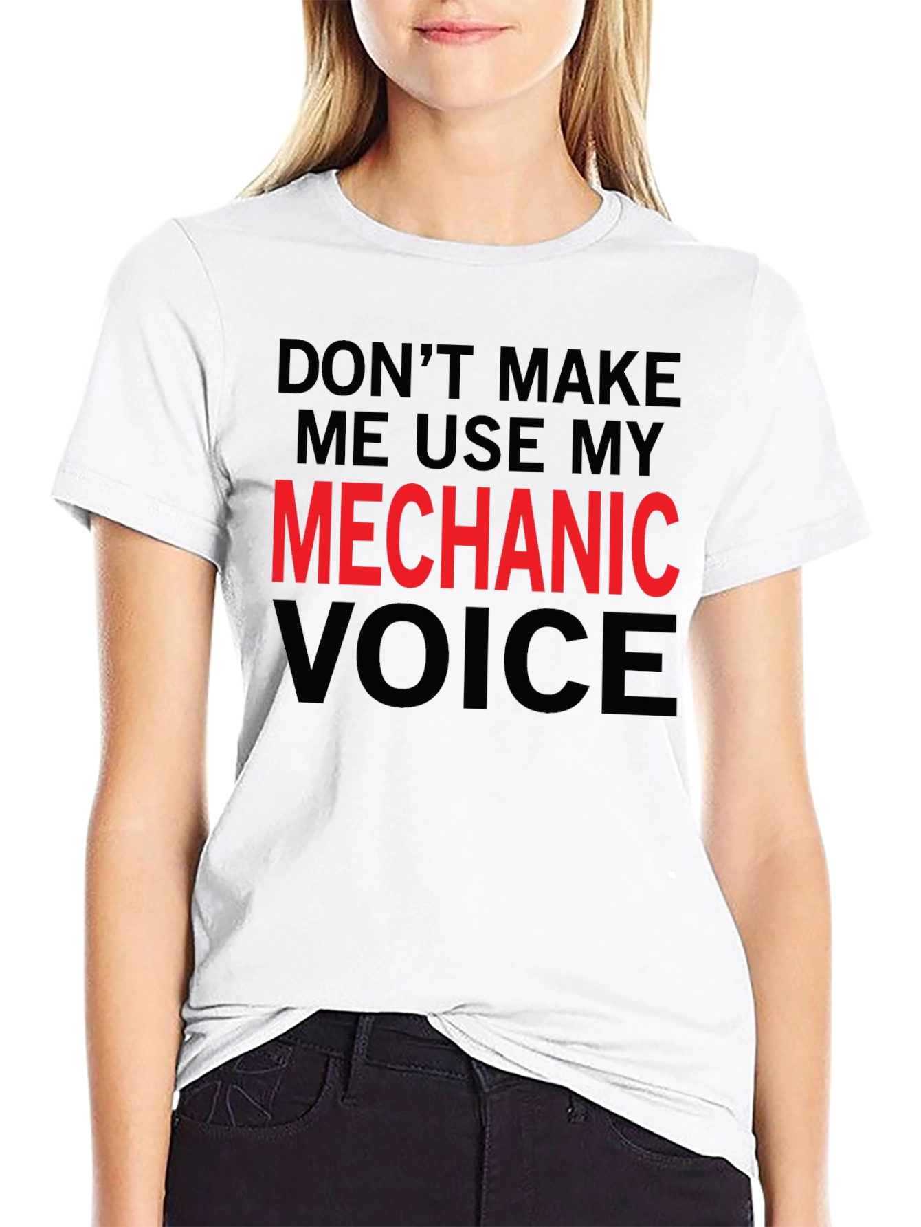 Mechanic Voice T-Shirt - Funny Warning Tee