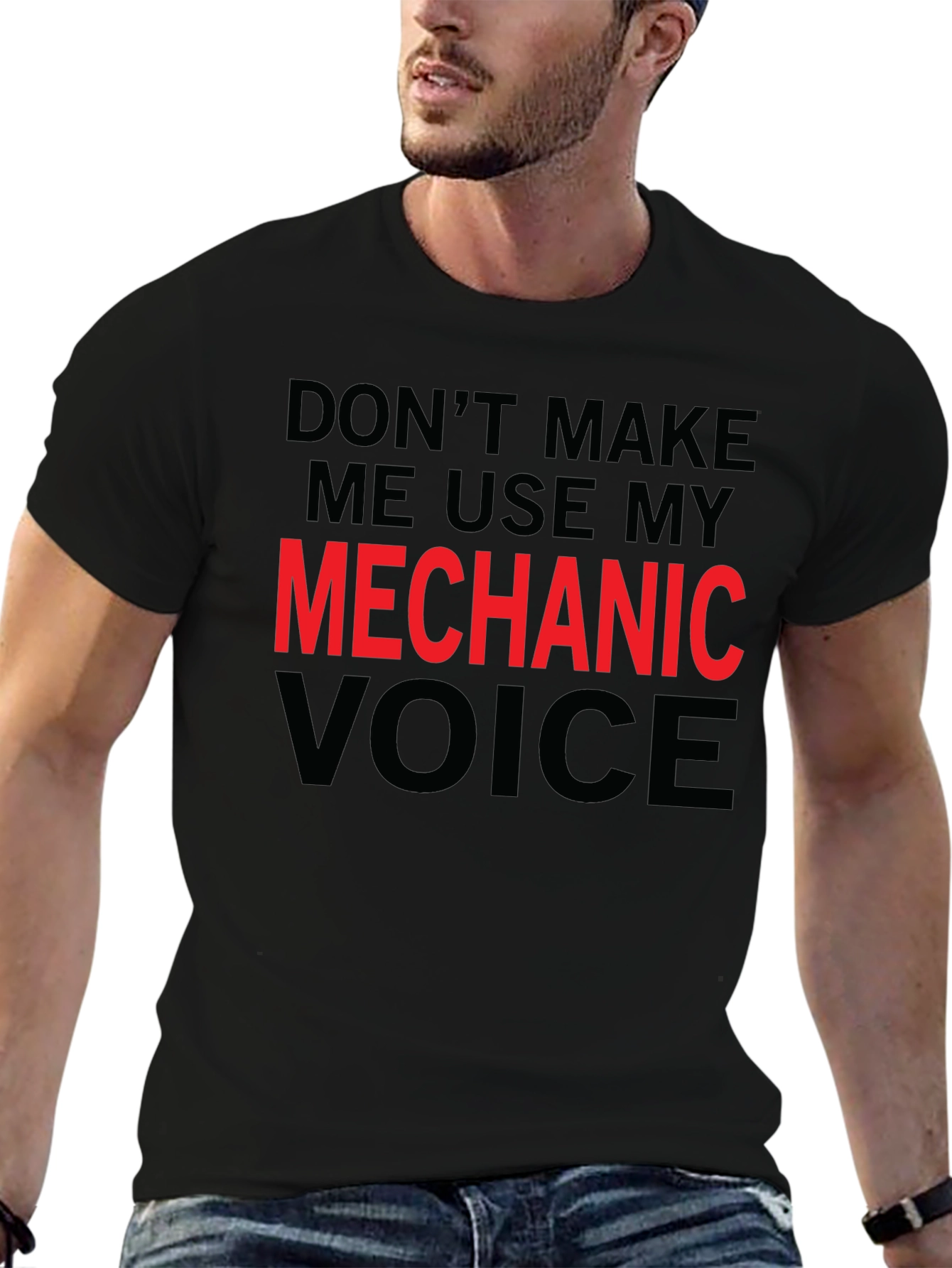 Mechanic Voice T-Shirt - Funny Warning Tee