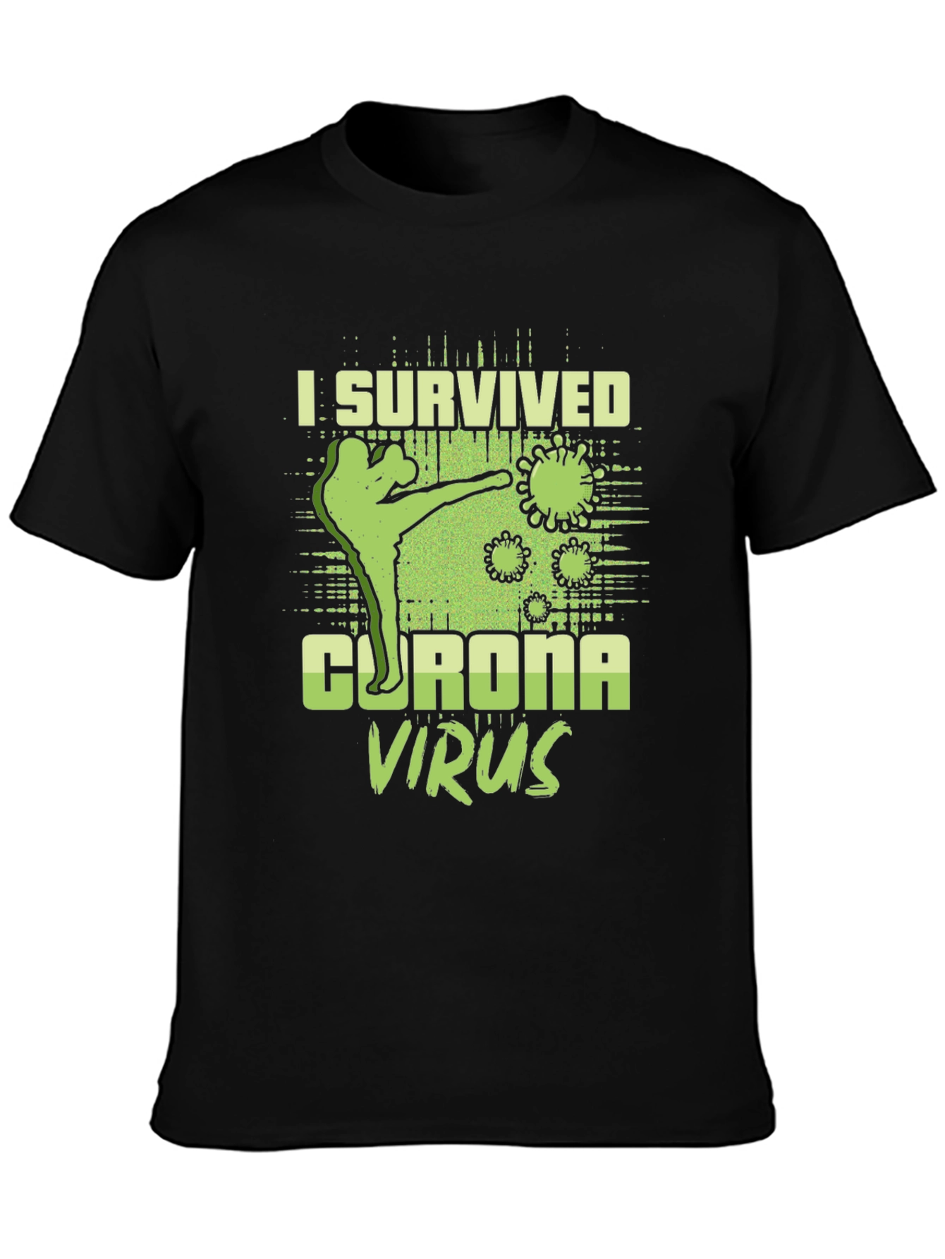 I Survived Corona Virus Graphic Tee