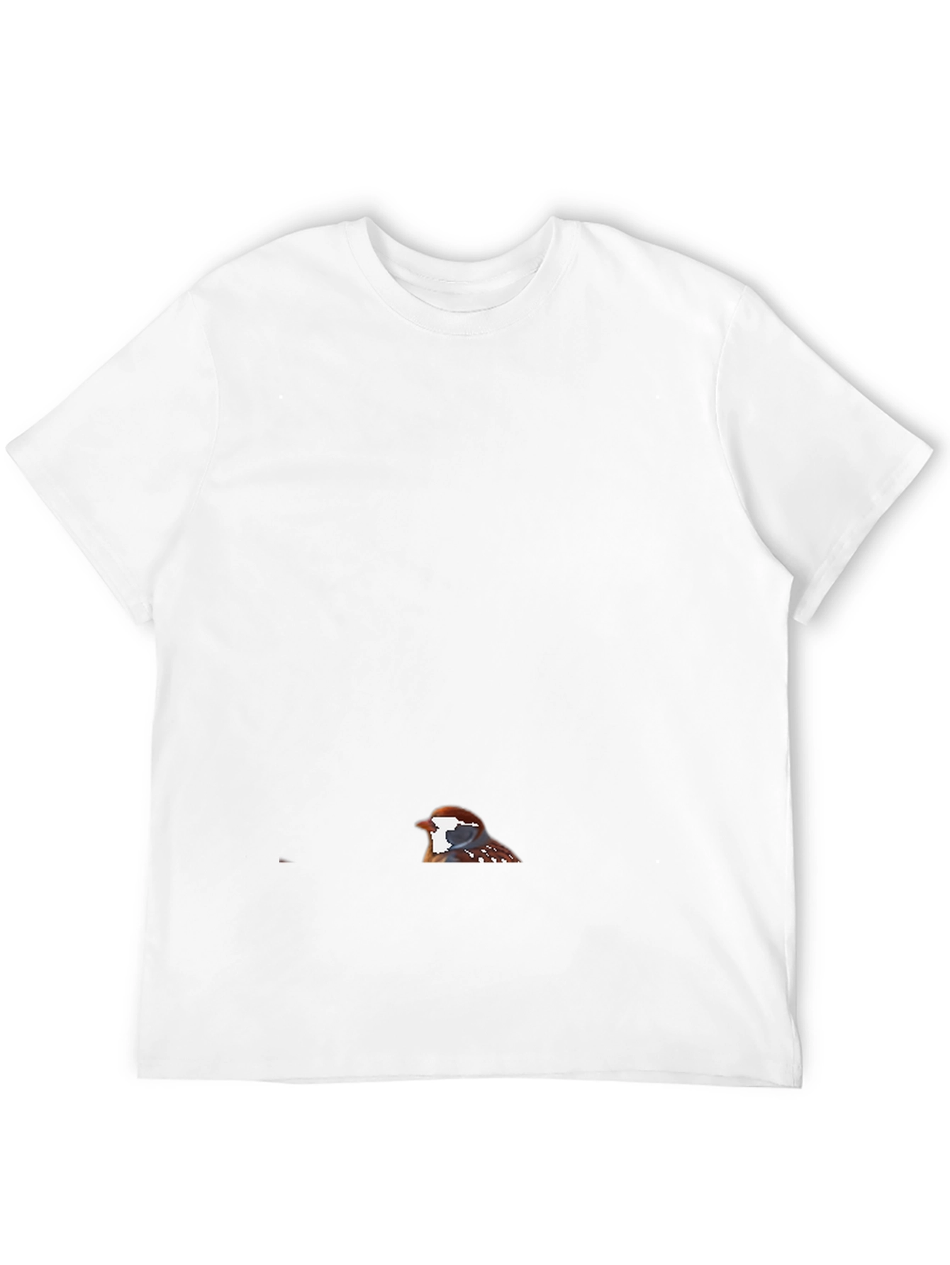 Mens Black Bird Graphic Tee
