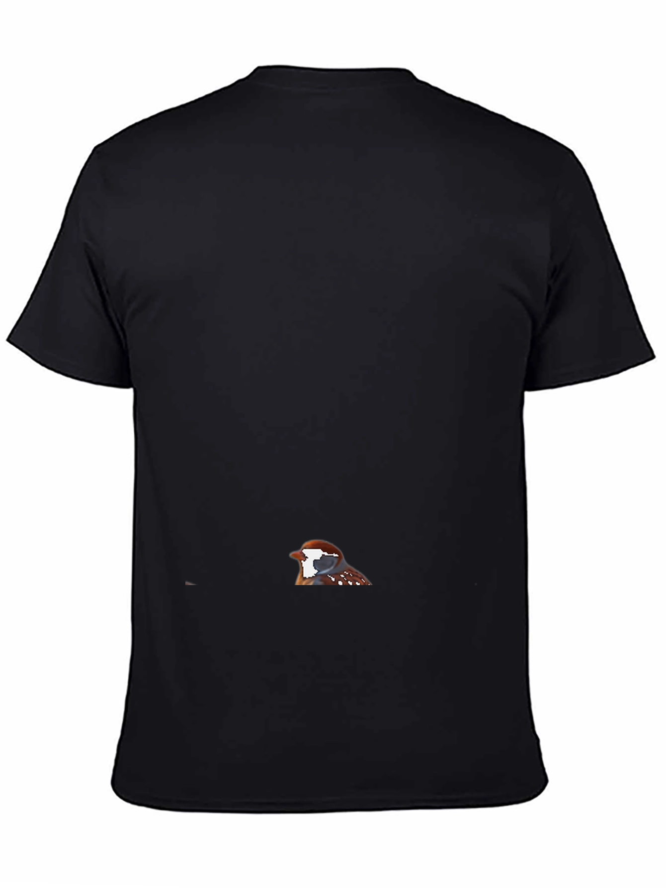 Mens Black Bird Graphic Tee