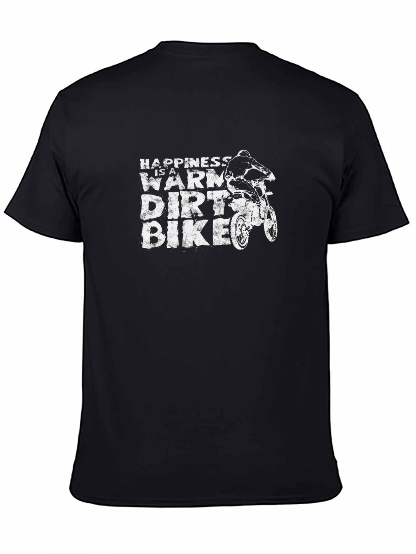 Happiness Is a Warm Dirt Bike Graphic T-Shirt
