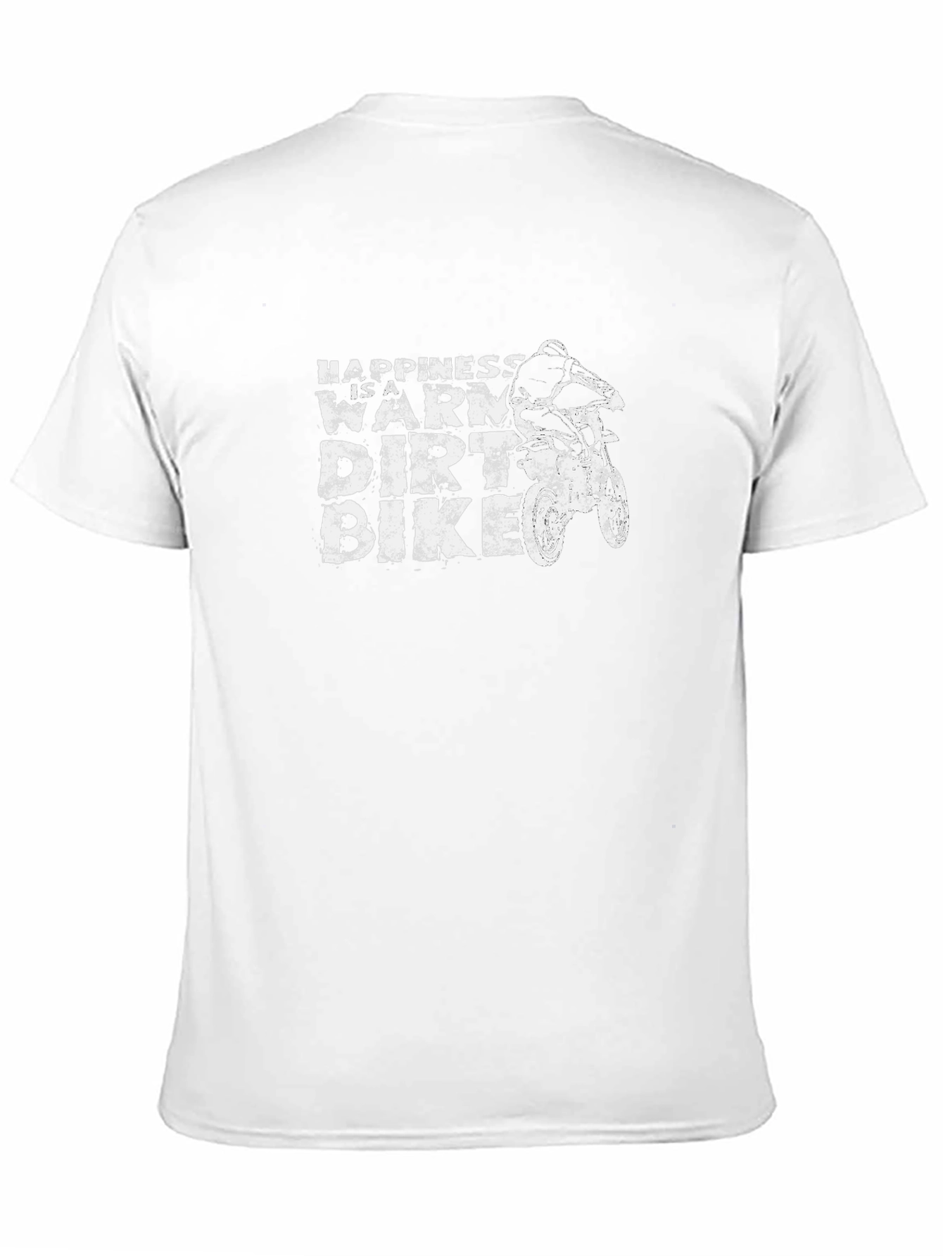 Happiness Is a Warm Dirt Bike Graphic T-Shirt
