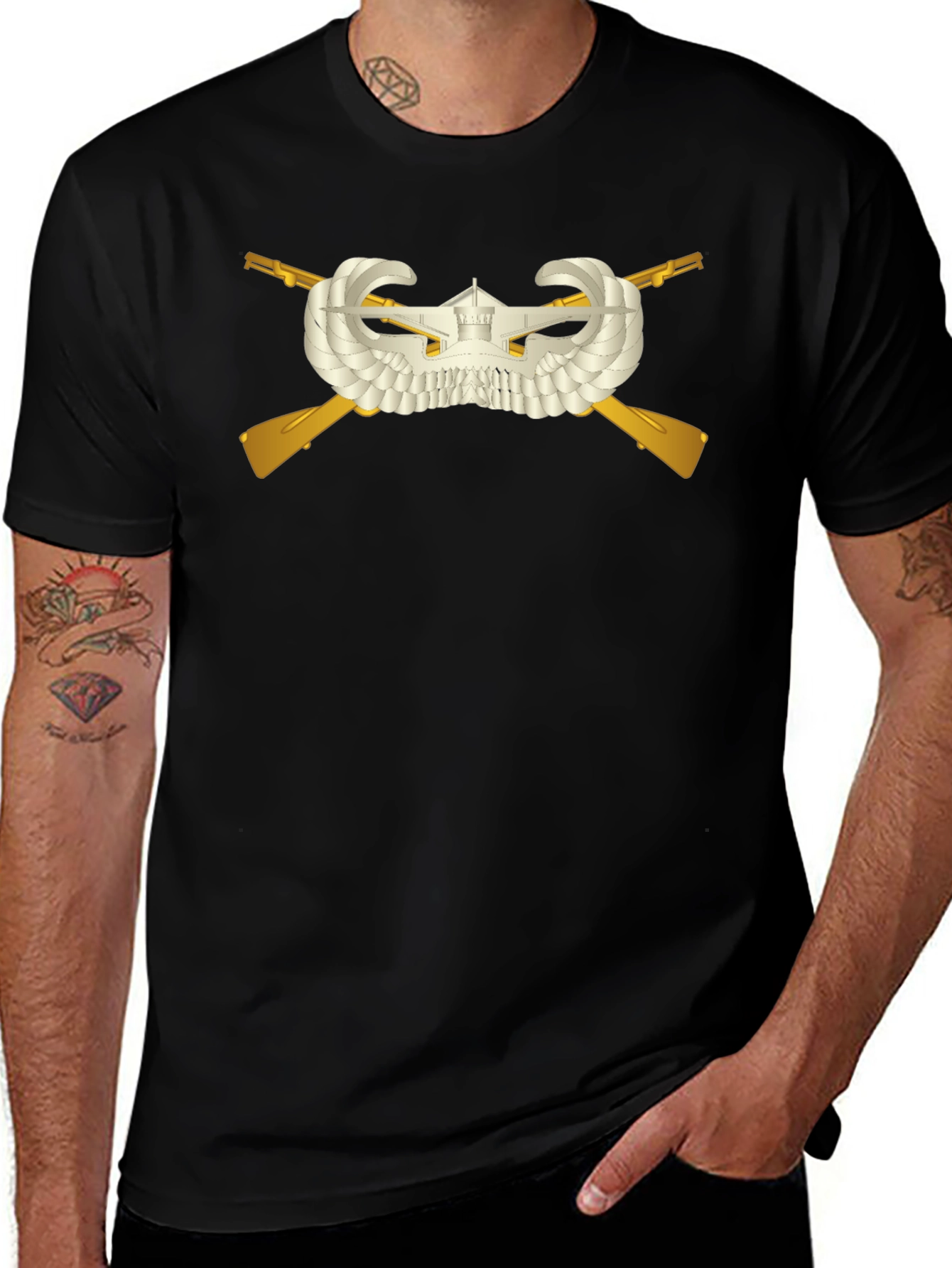 Military Airborne Wings T-Shirt