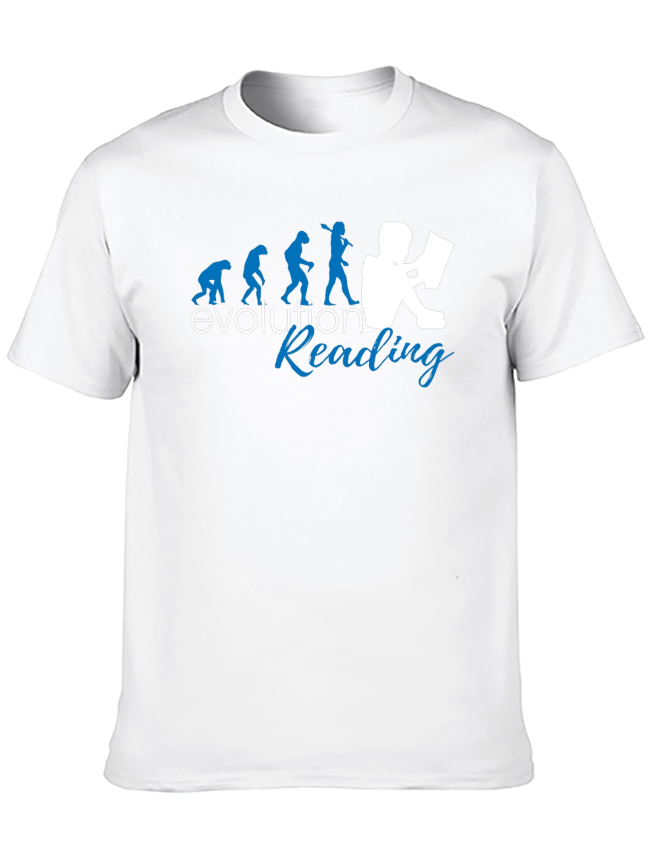 Evolution of Reading Graphic T-Shirt - Black