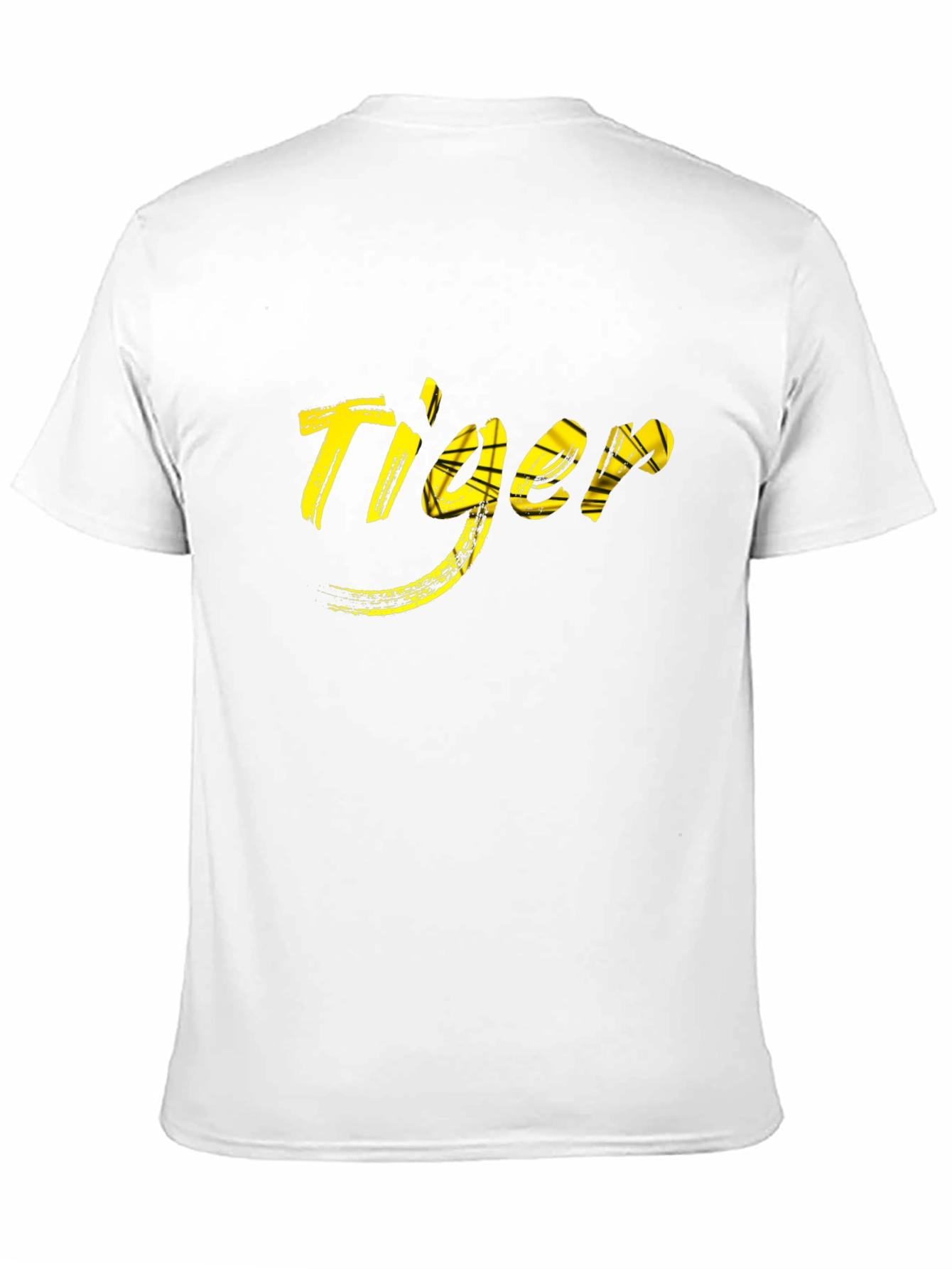 Tiger Graphic Tee - Mens Black Cotton T-Shirt