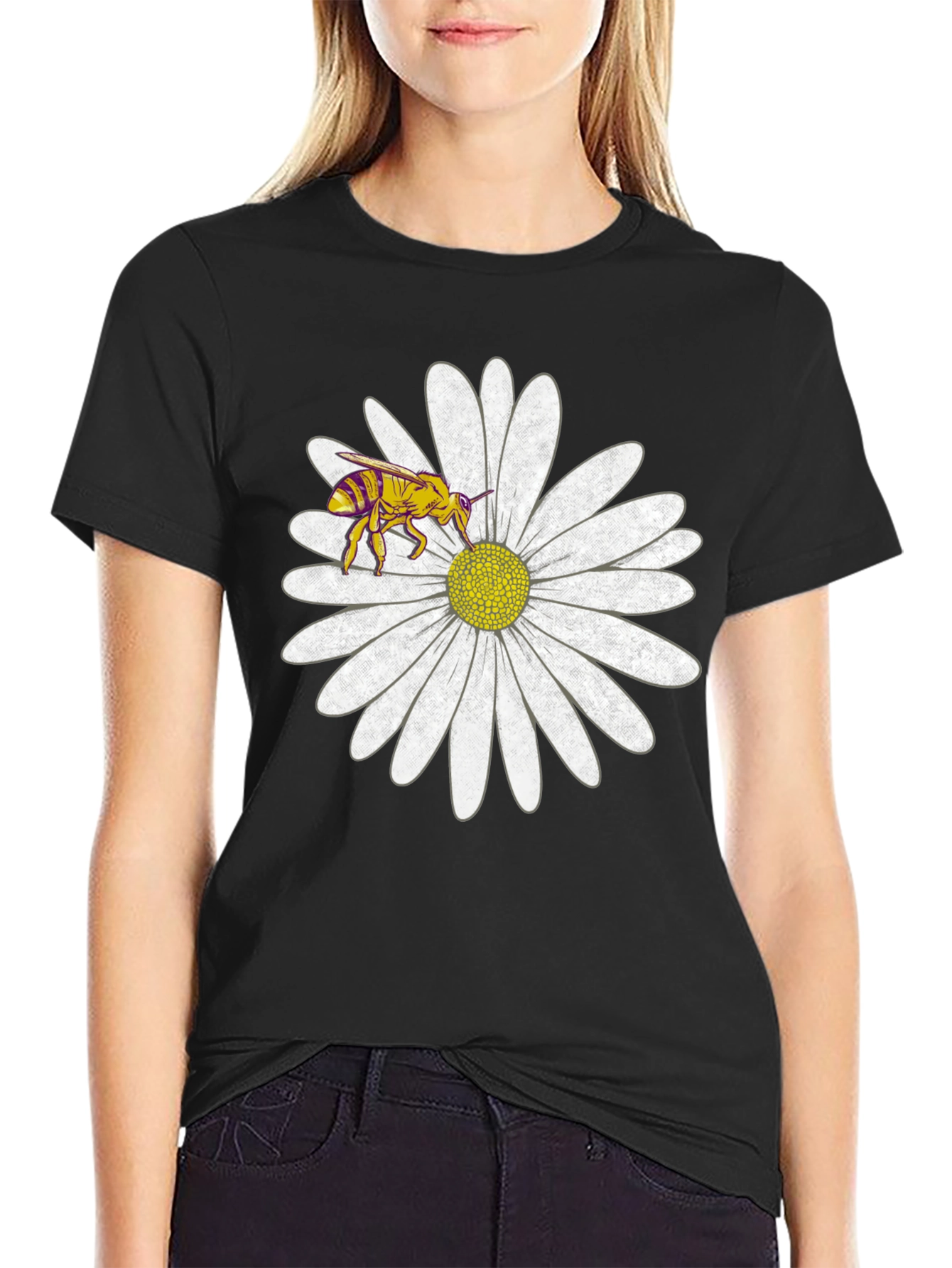 Bee and Daisy Graphic T-Shirt