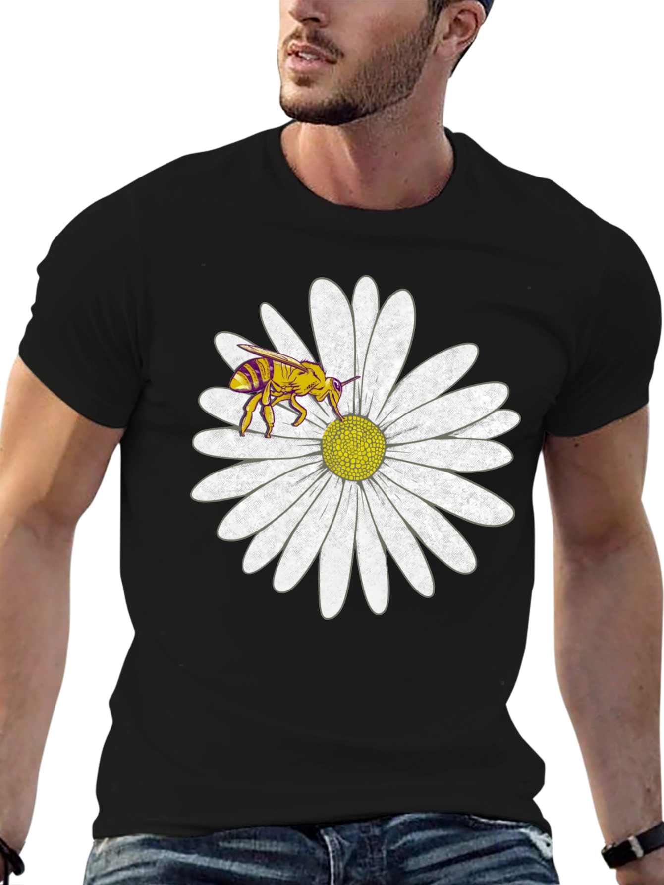 Bee and Daisy Graphic T-Shirt
