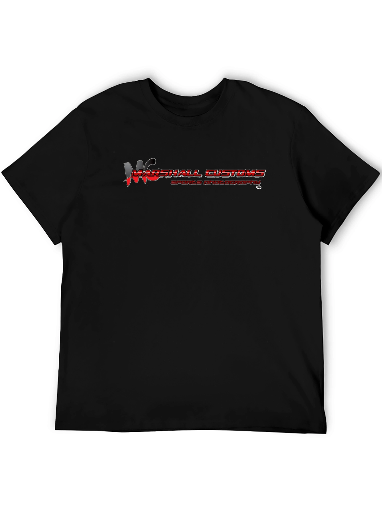 Marshall Customs Black Graphic T-Shirt