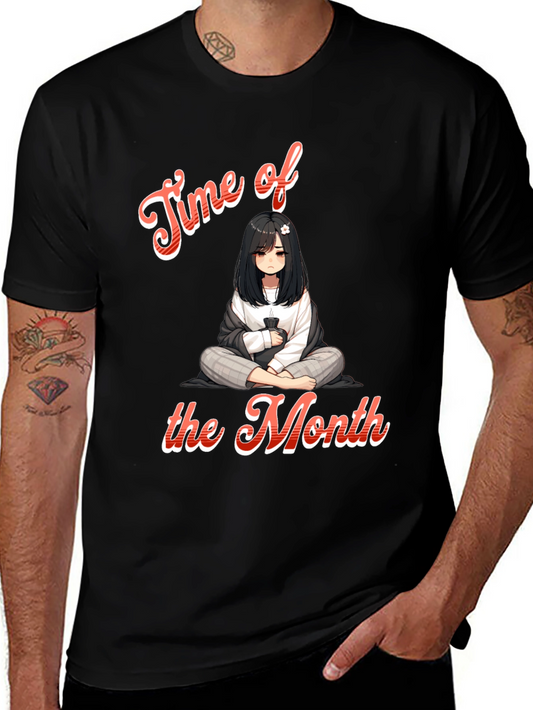 Time of the Month Anime Graphic T-Shirt