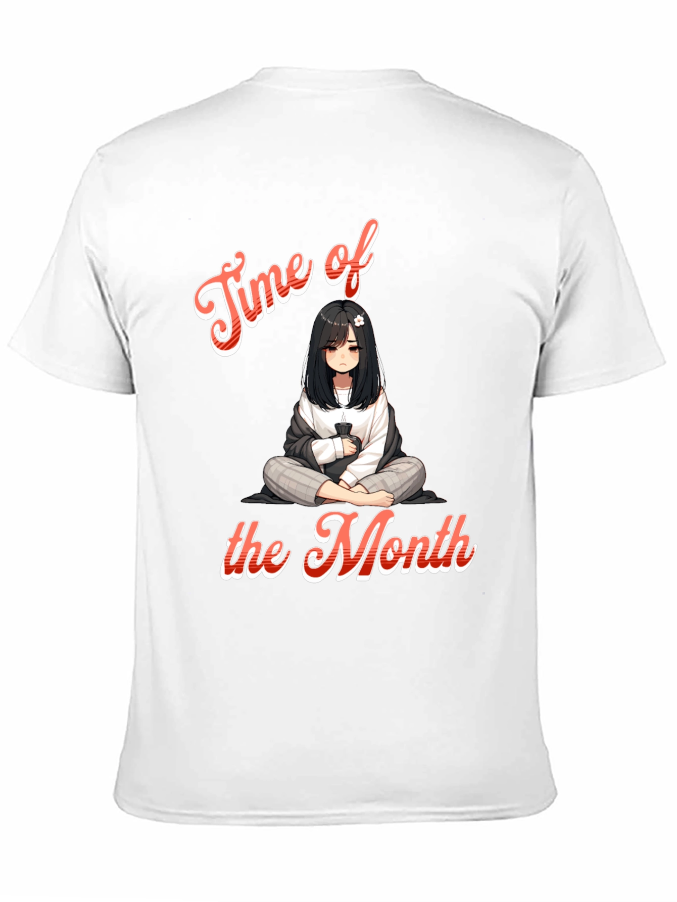 Time of the Month Anime Graphic T-Shirt