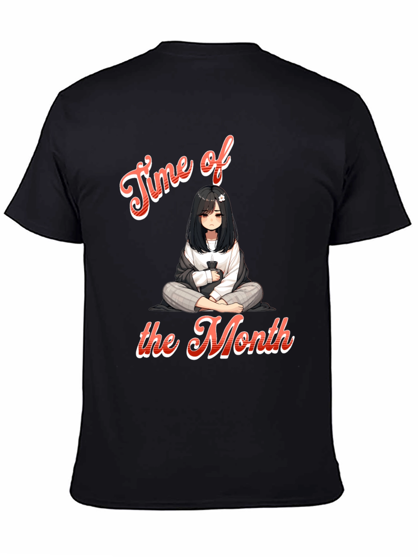 Time of the Month Anime Graphic T-Shirt